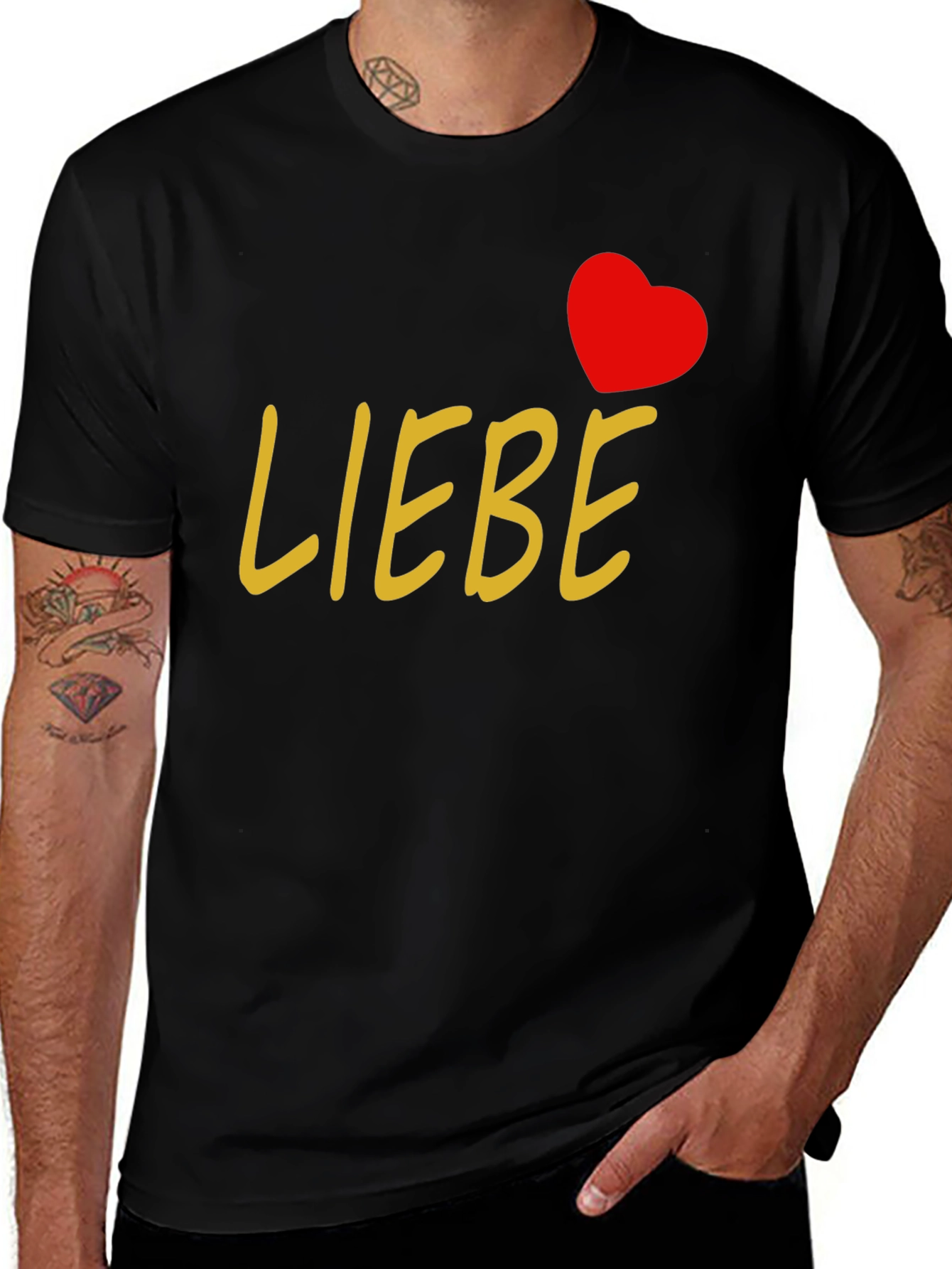Liebe Love Heart T-Shirt