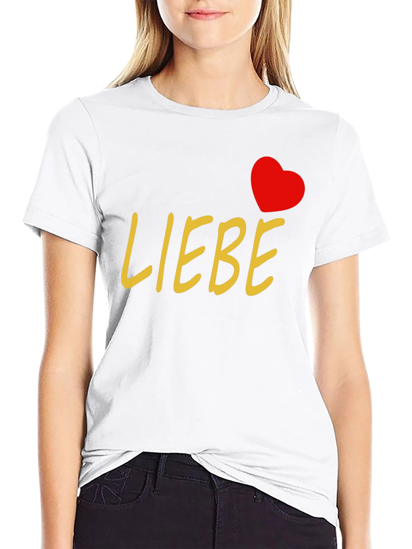 Liebe Love Heart T-Shirt