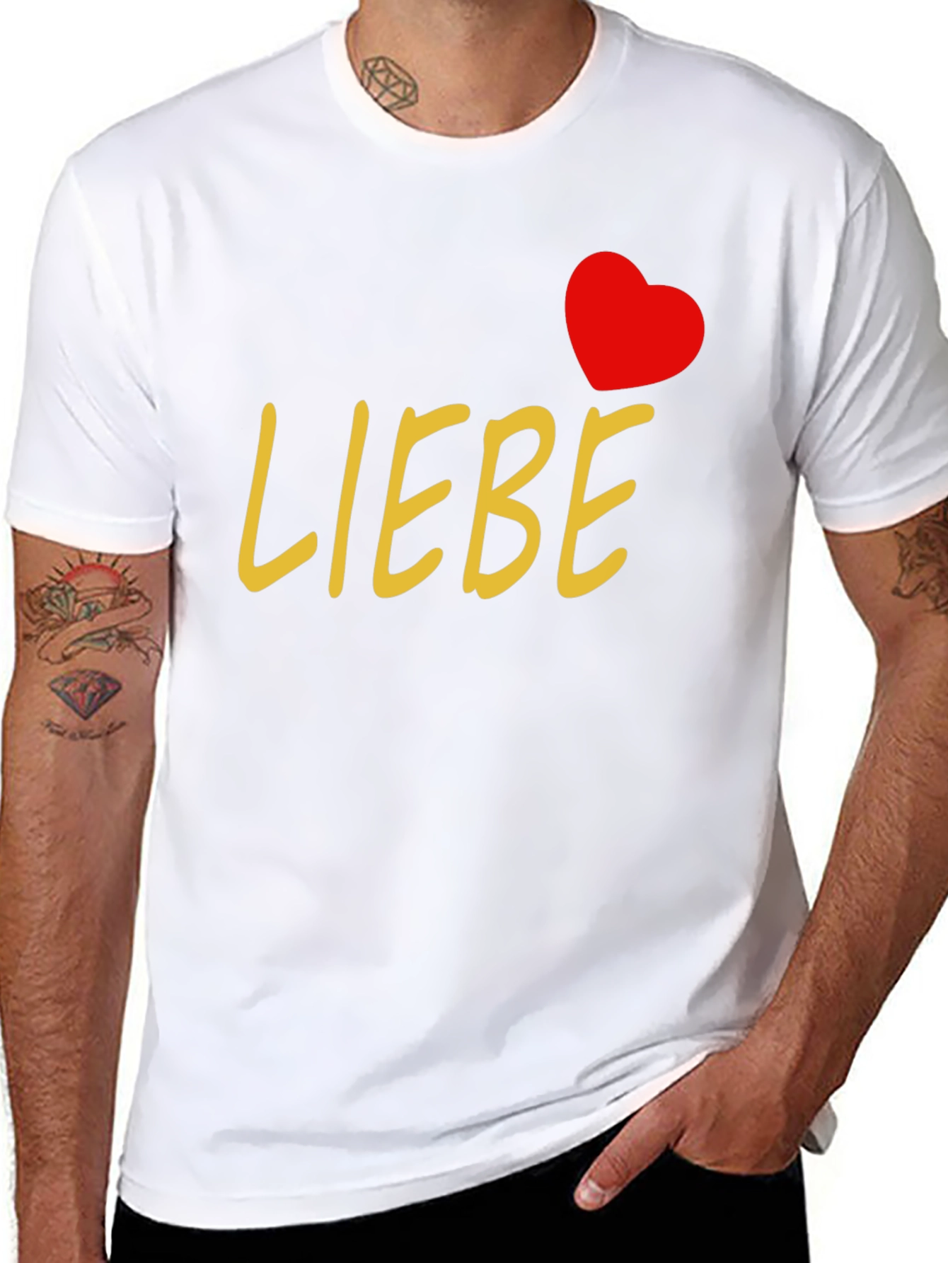 Liebe Love Heart T-Shirt
