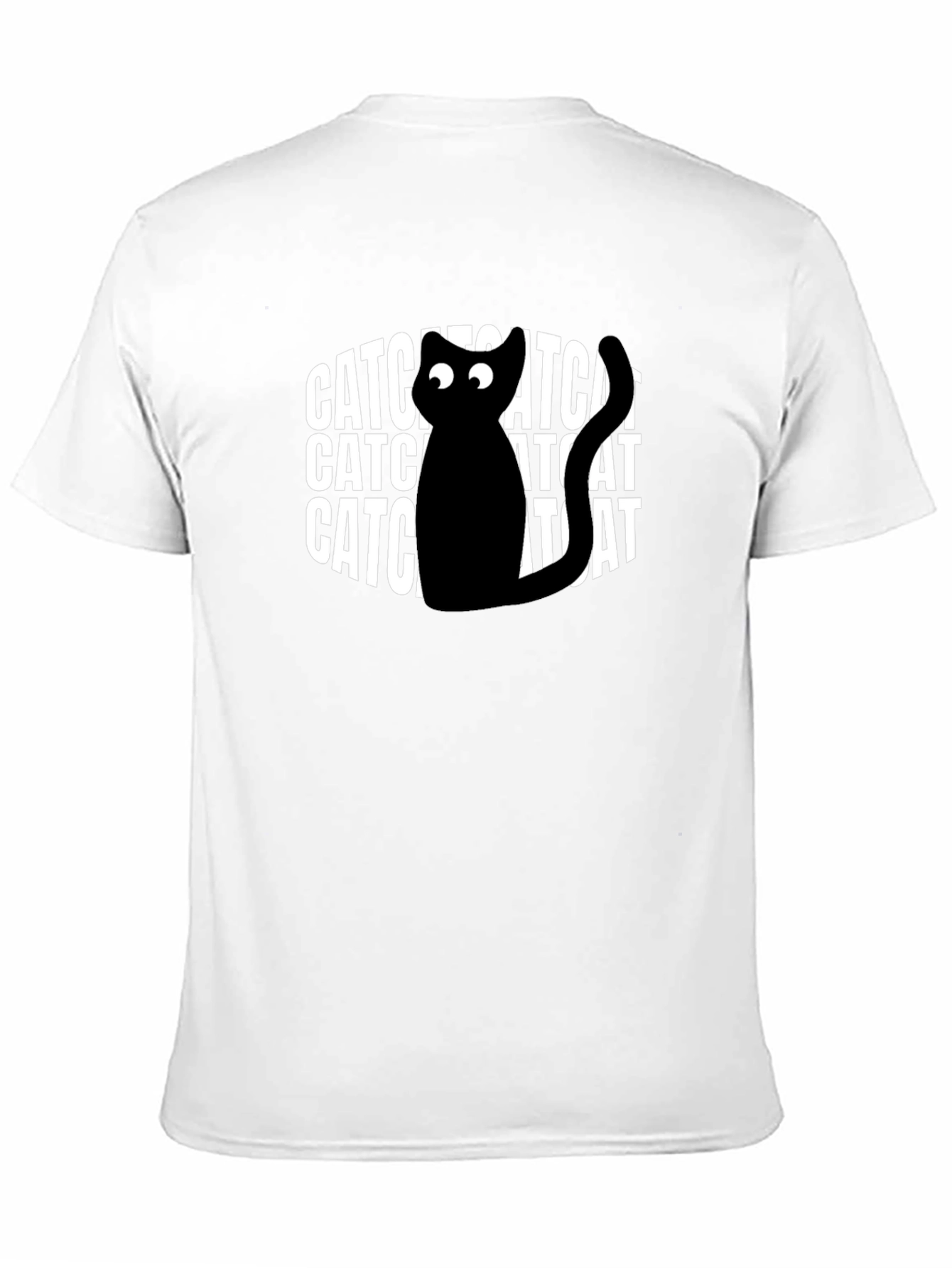 Catchat Black Graphic T-Shirt