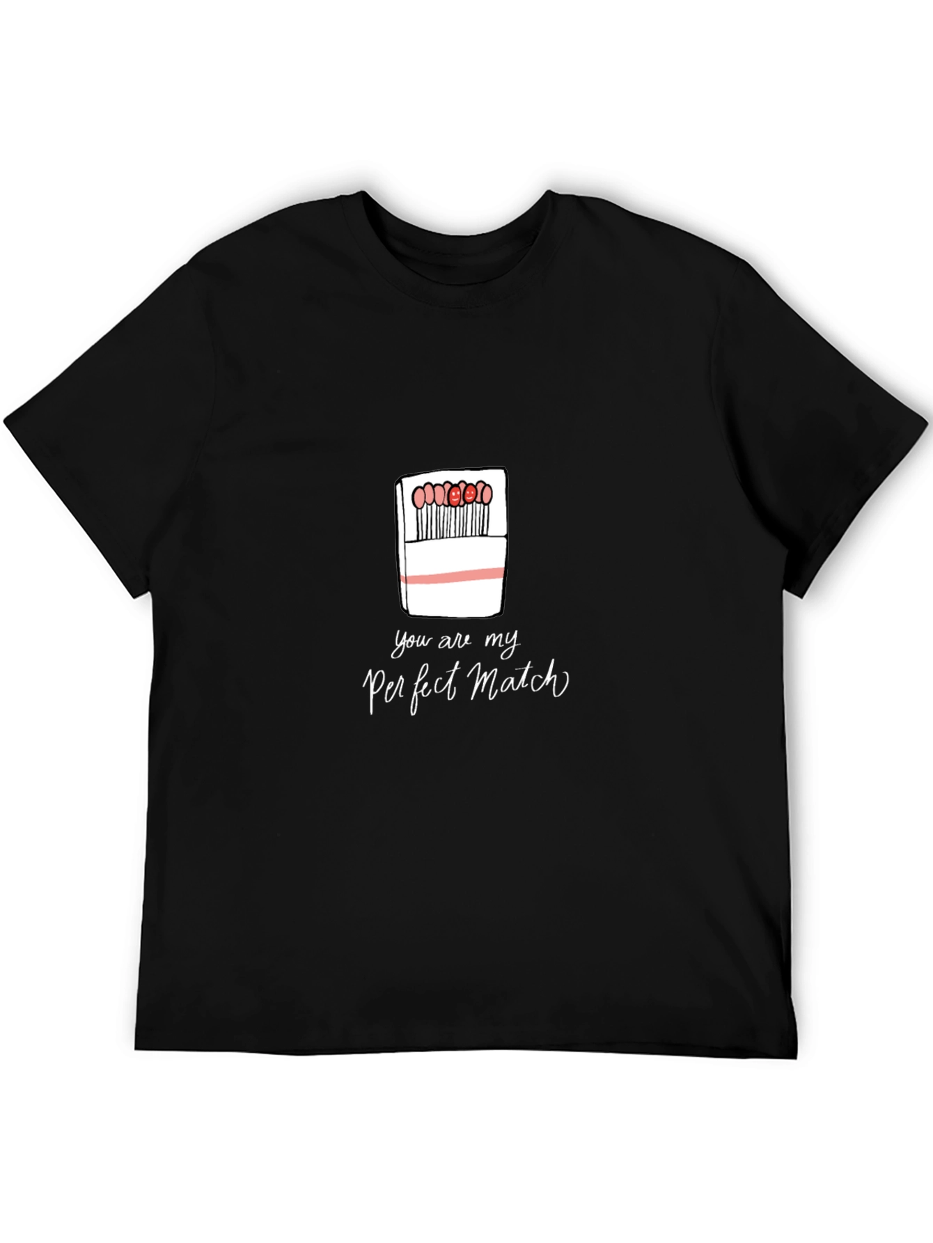 Perfect Match Graphic Tee - Stylish Cotton T-Shirt