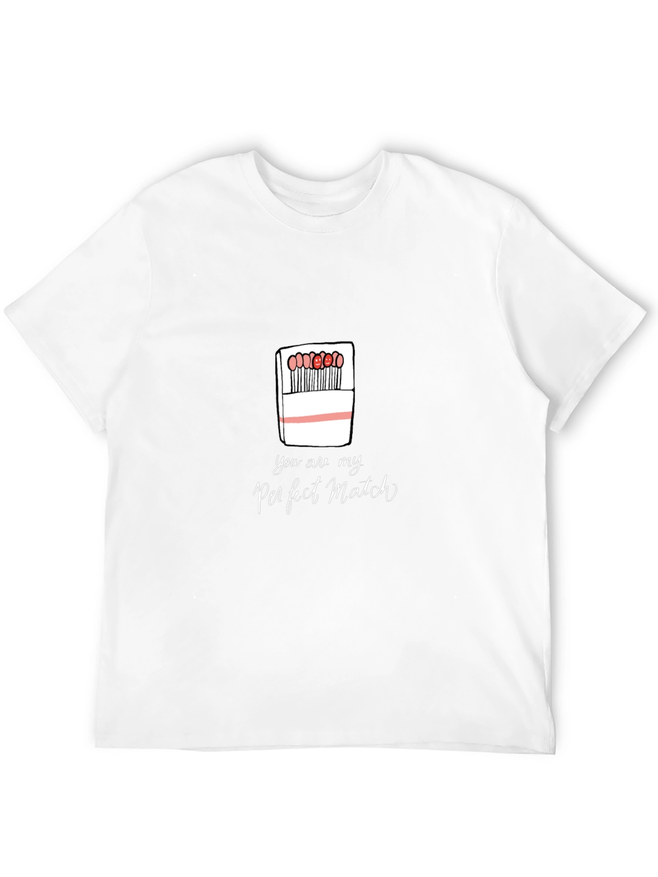 Perfect Match Graphic Tee - Stylish Cotton T-Shirt
