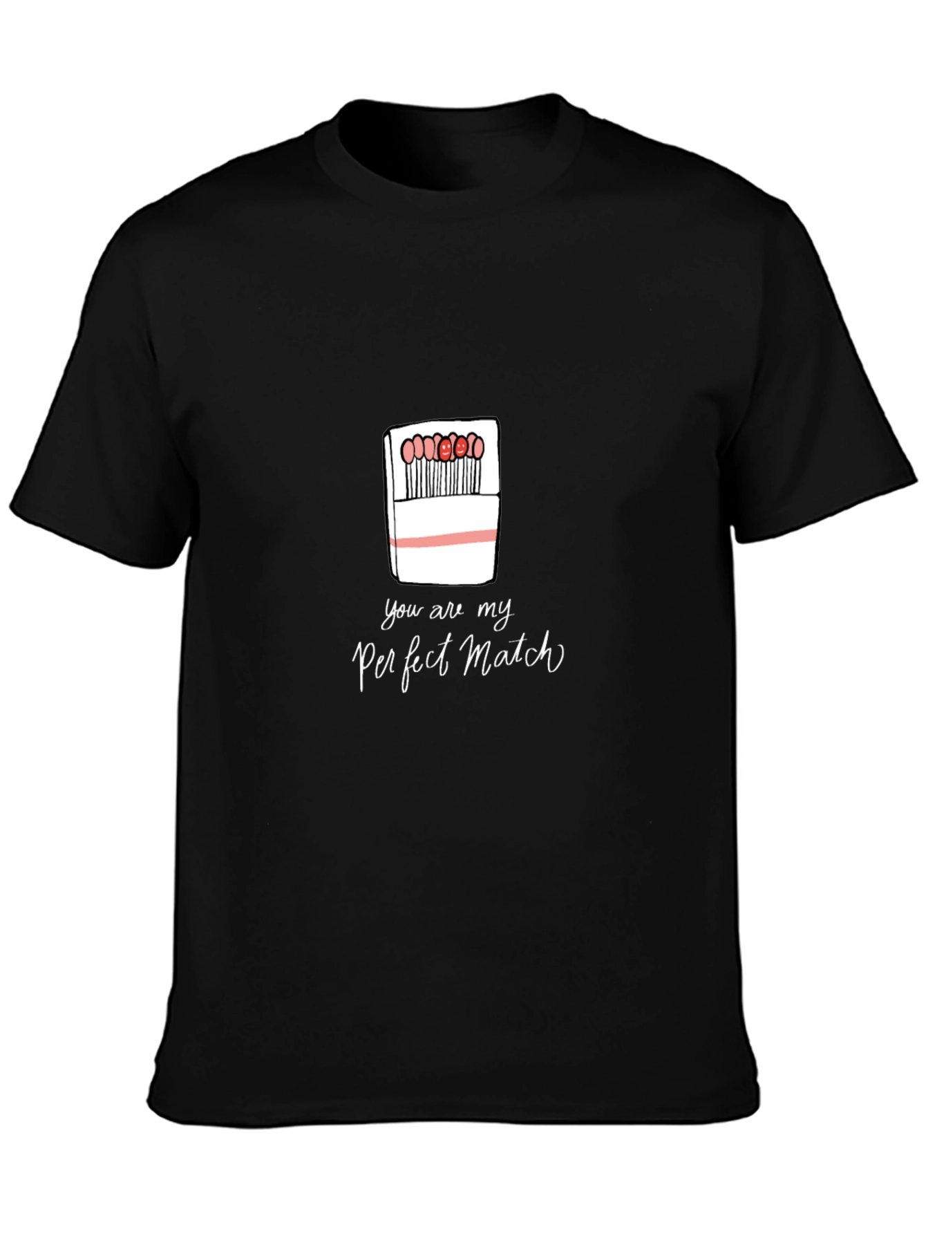 Perfect Match Graphic Tee - Stylish Cotton T-Shirt