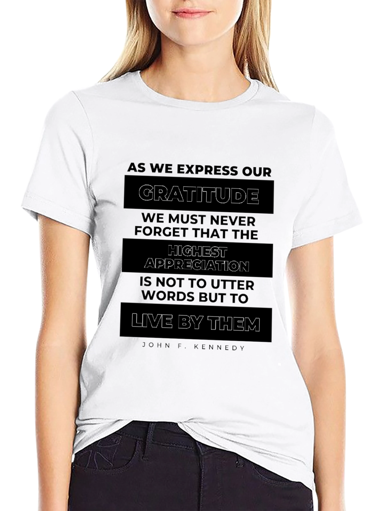 Gratitude Graphic Tee - Live By Them Quote