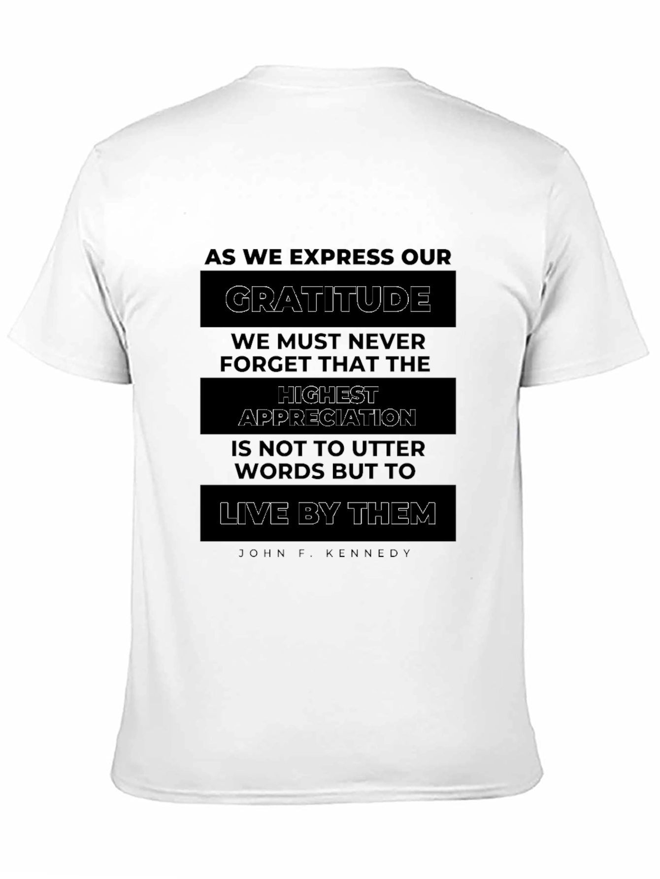 Gratitude Graphic Tee - Live By Them Quote