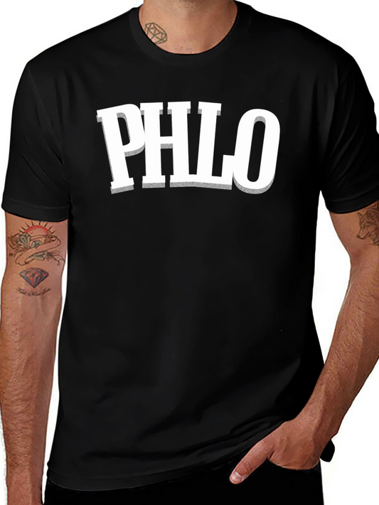 PHLO Graphic Tee - Stylish Black T-Shirt
