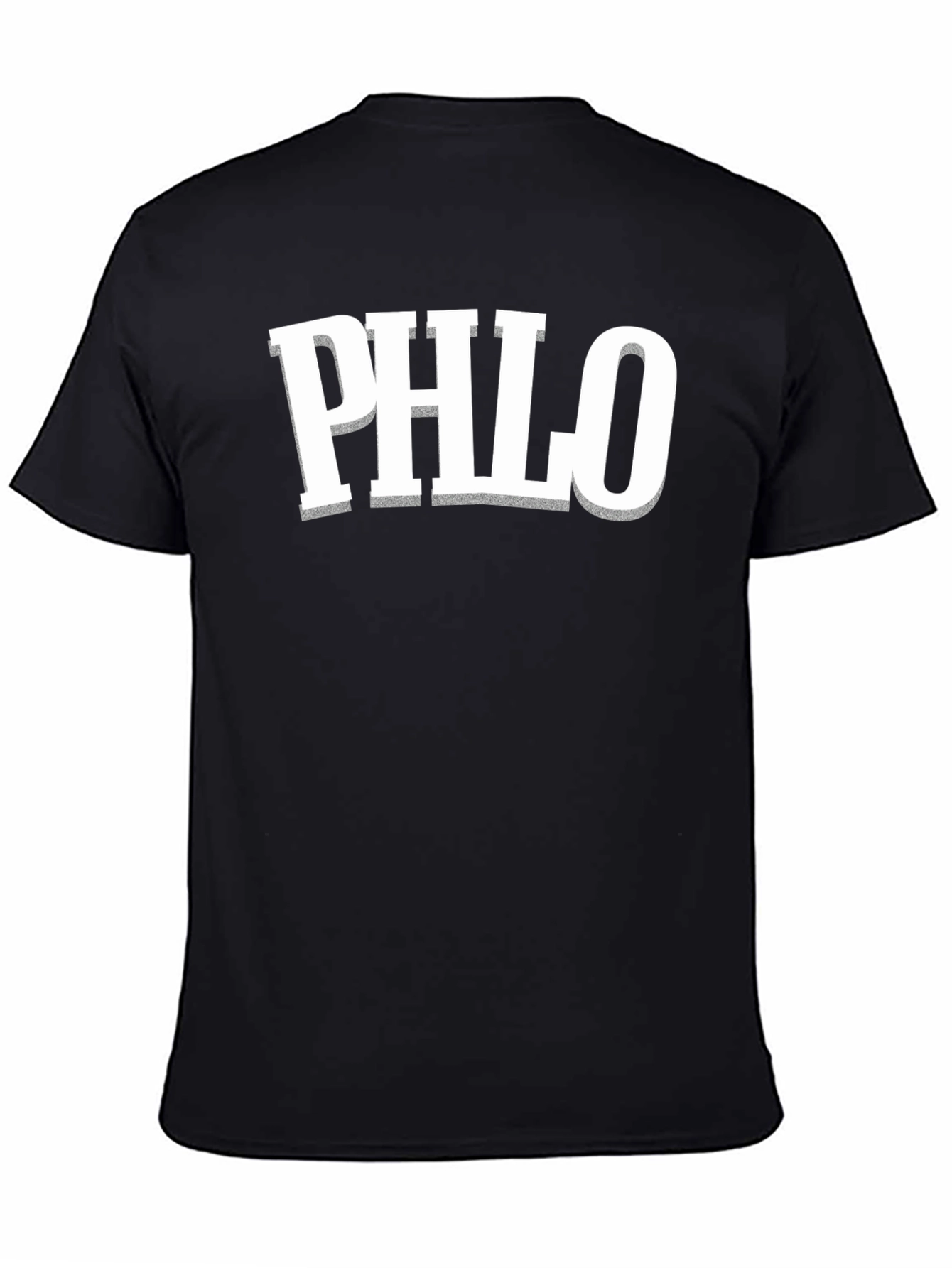 PHLO Graphic Tee - Stylish Black T-Shirt