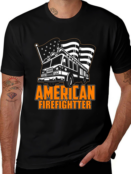 American Firefighter Graphic Tee