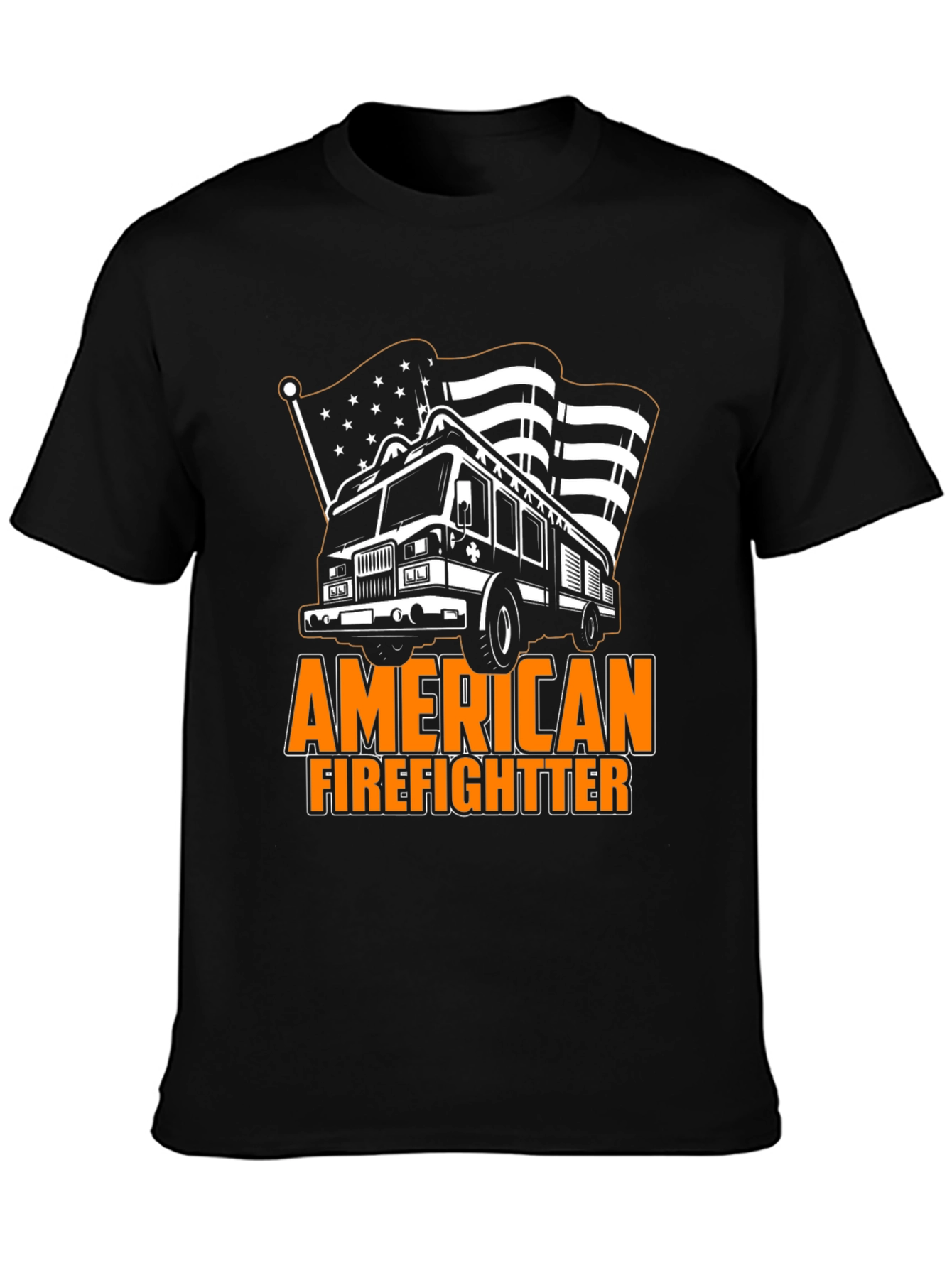 American Firefighter Graphic Tee