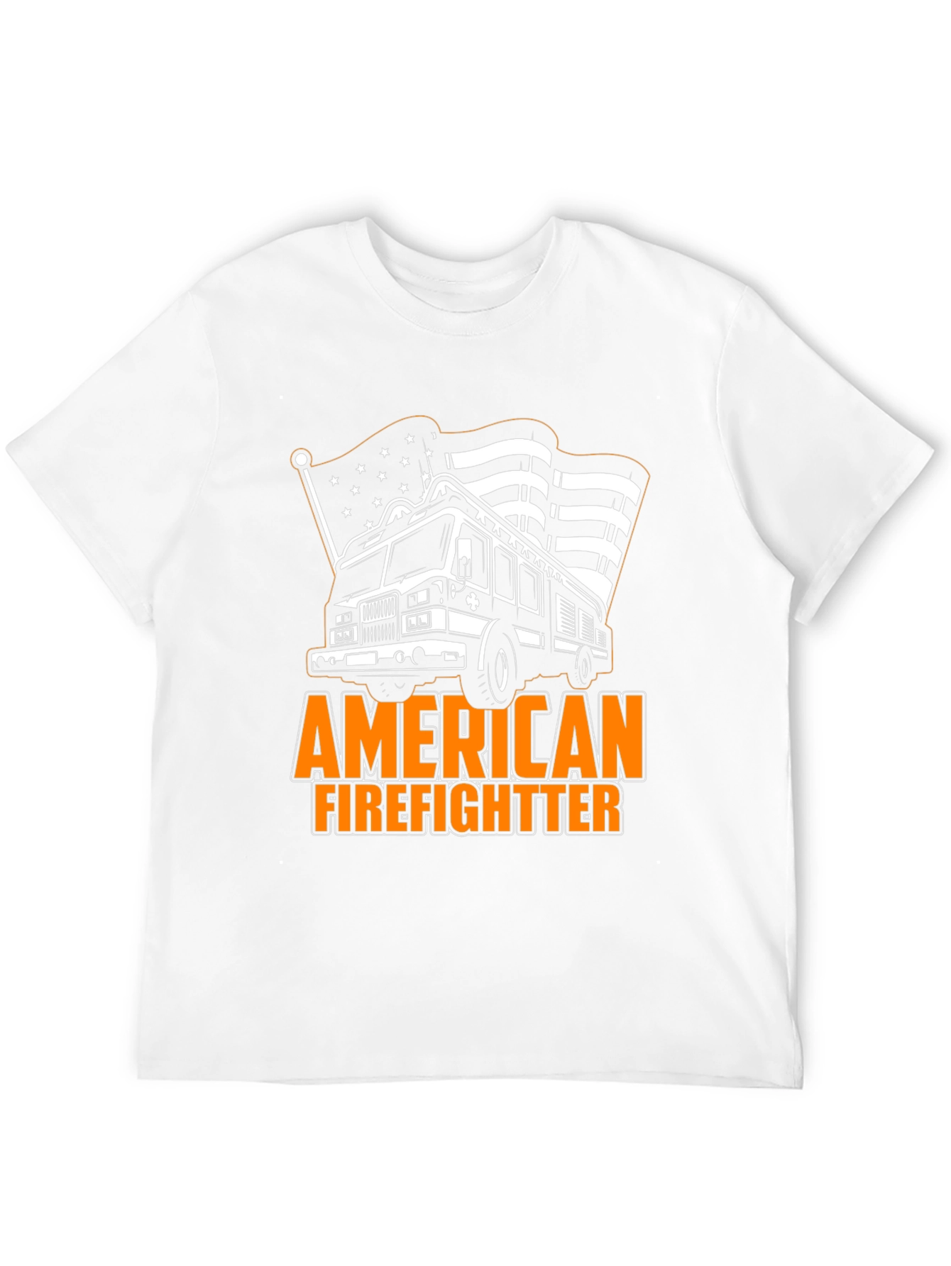 American Firefighter Graphic Tee