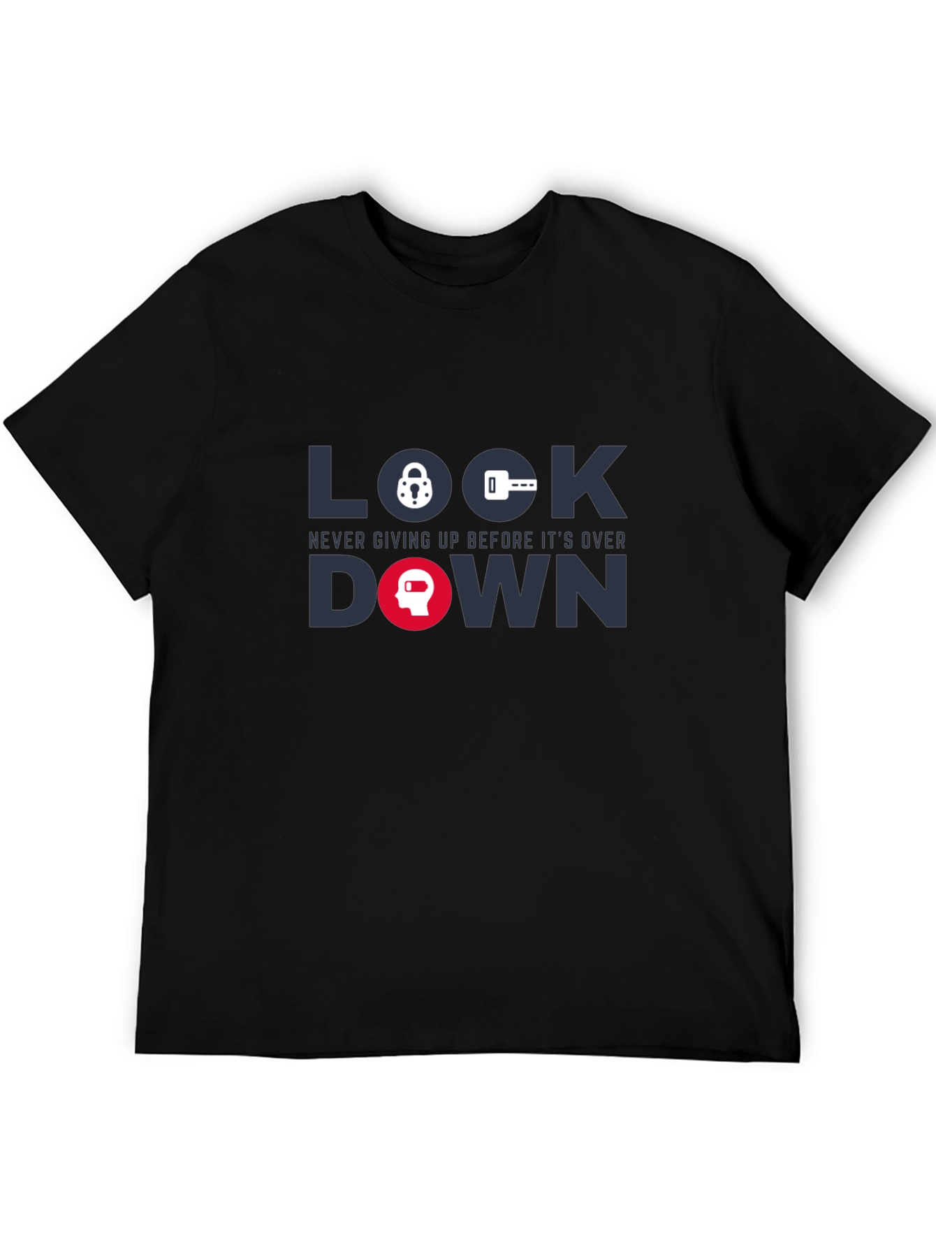 Lockdown Graphic Tee - Never Giving Up T-Shirt