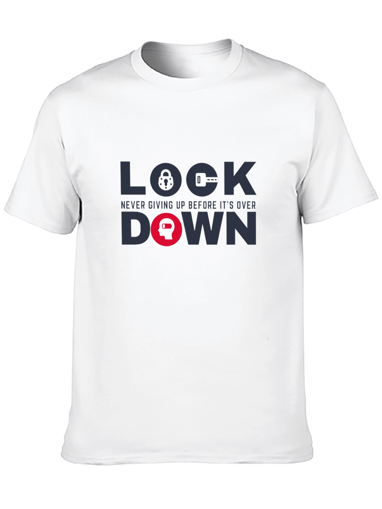 Lockdown Graphic Tee - Never Giving Up T-Shirt
