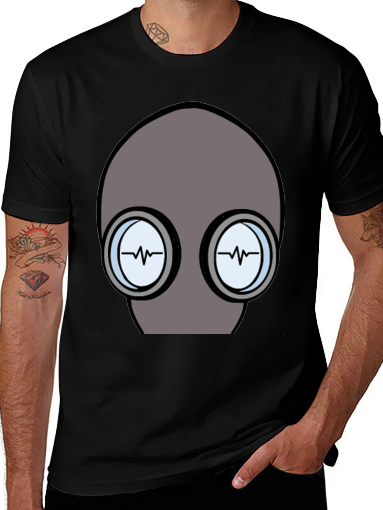 Cool Gray Alien T-Shirt