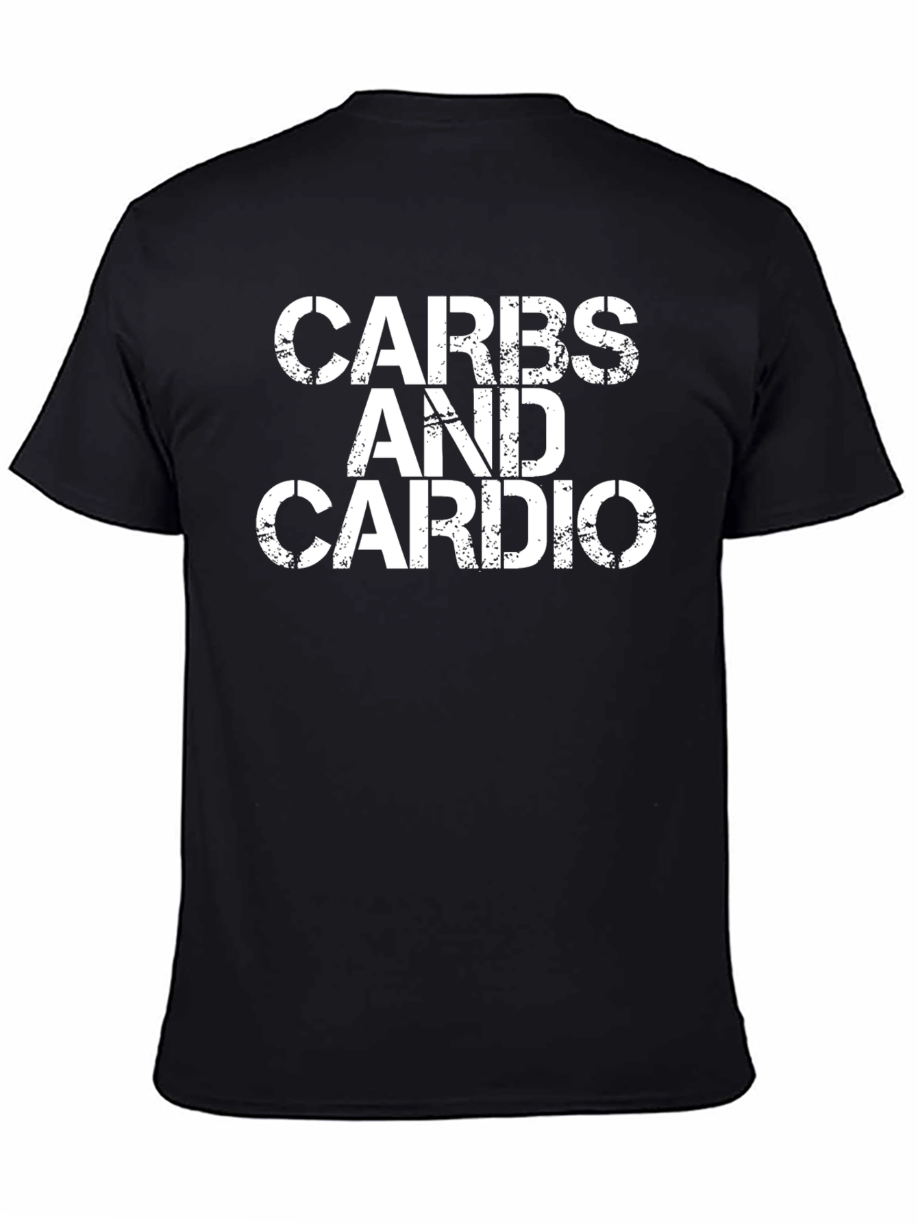 Carbs and Cardio Graphic T-Shirt - Gym Fitness Tee
