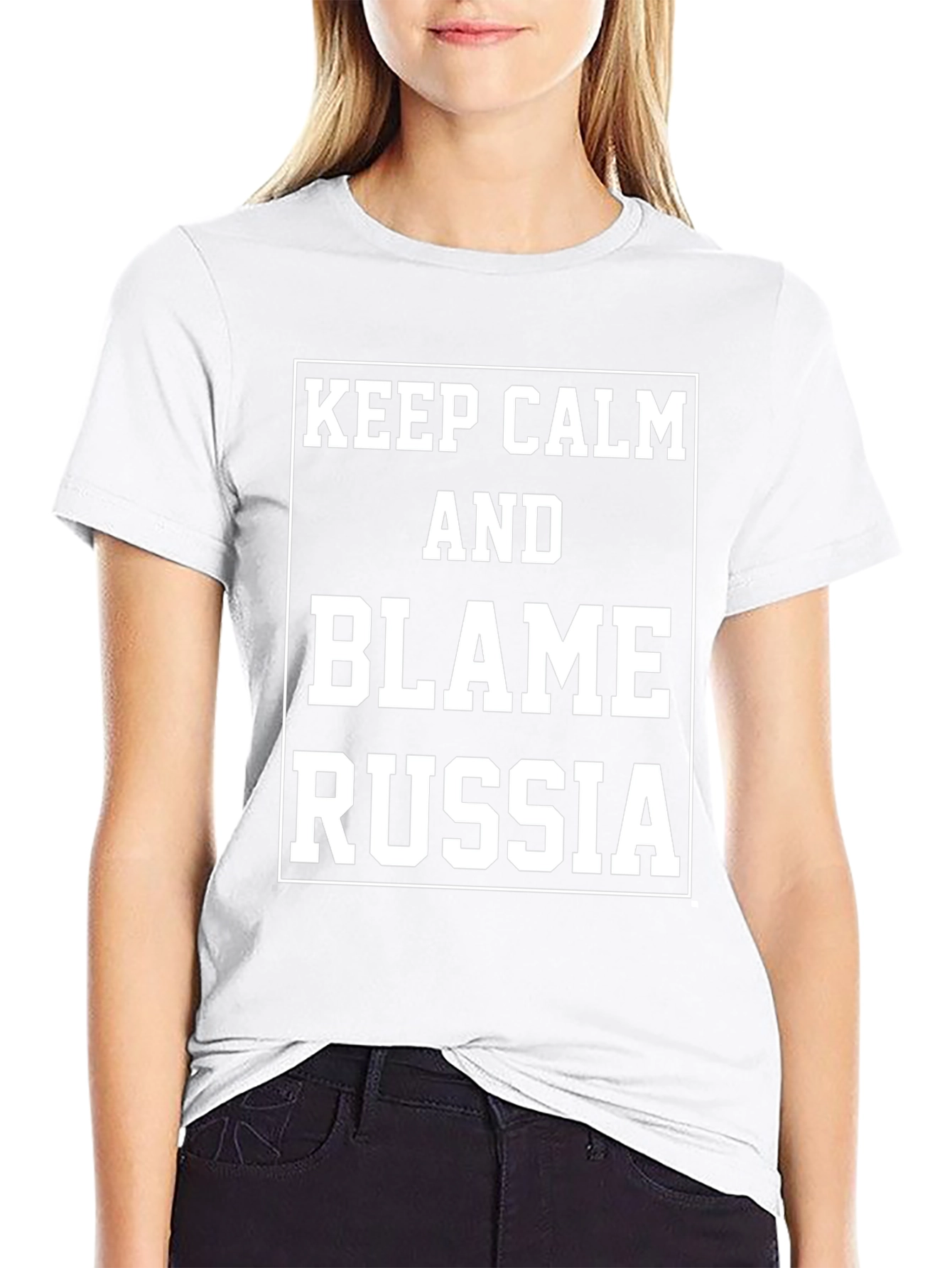 Keep Calm Blame Russia T-Shirt