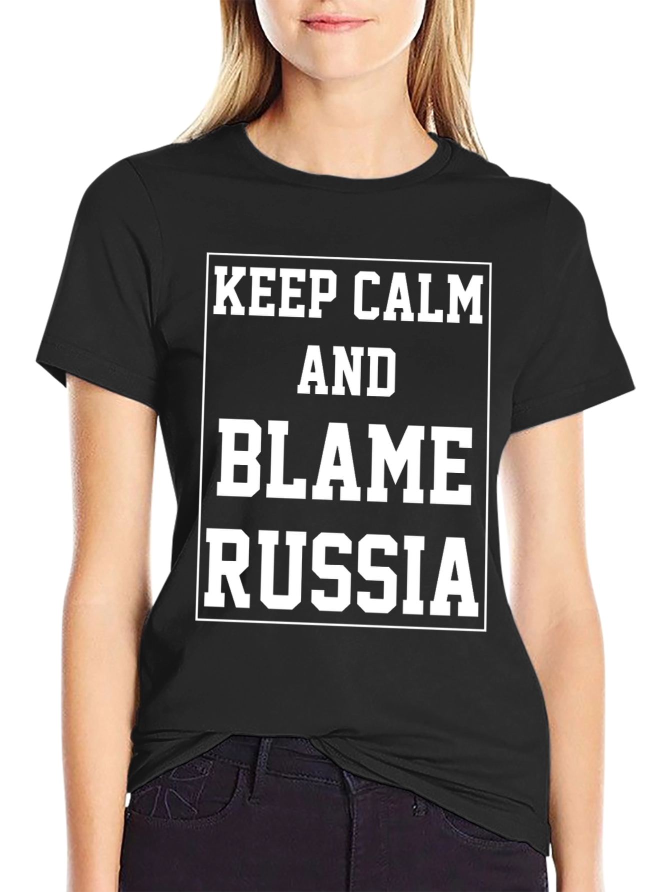 Keep Calm Blame Russia T-Shirt