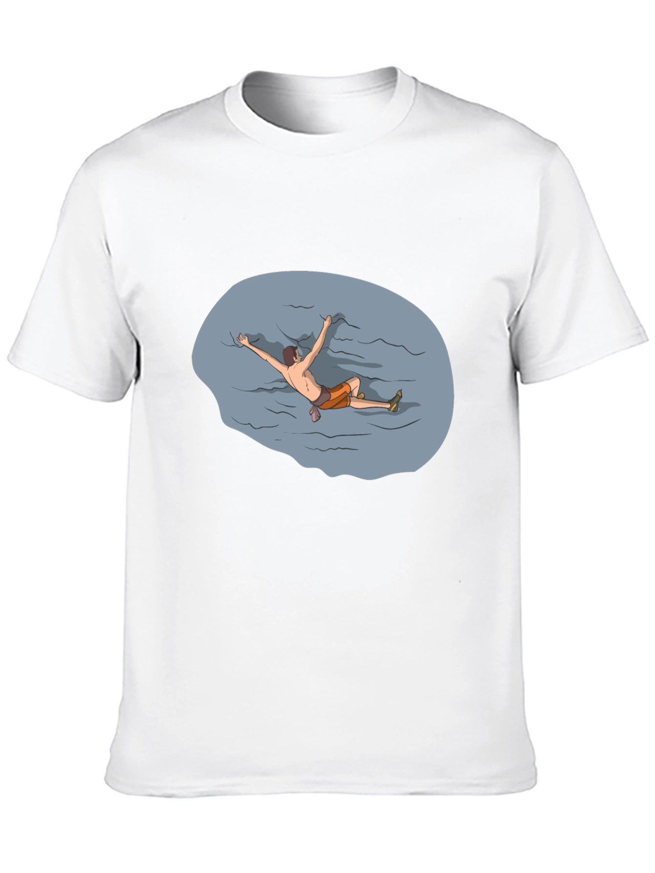 Climber Graphic T-Shirt - Black Crew Neck Tee
