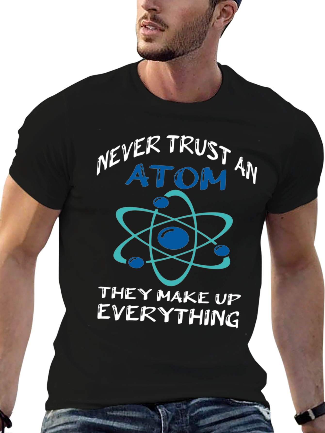Never Trust Atom Graphic Tee