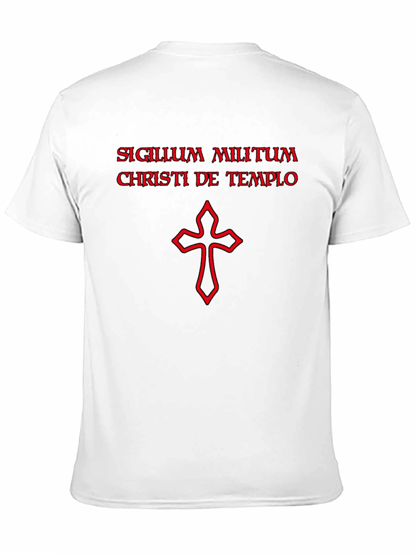 Templar Knight T-Shirt - Red Cross Design