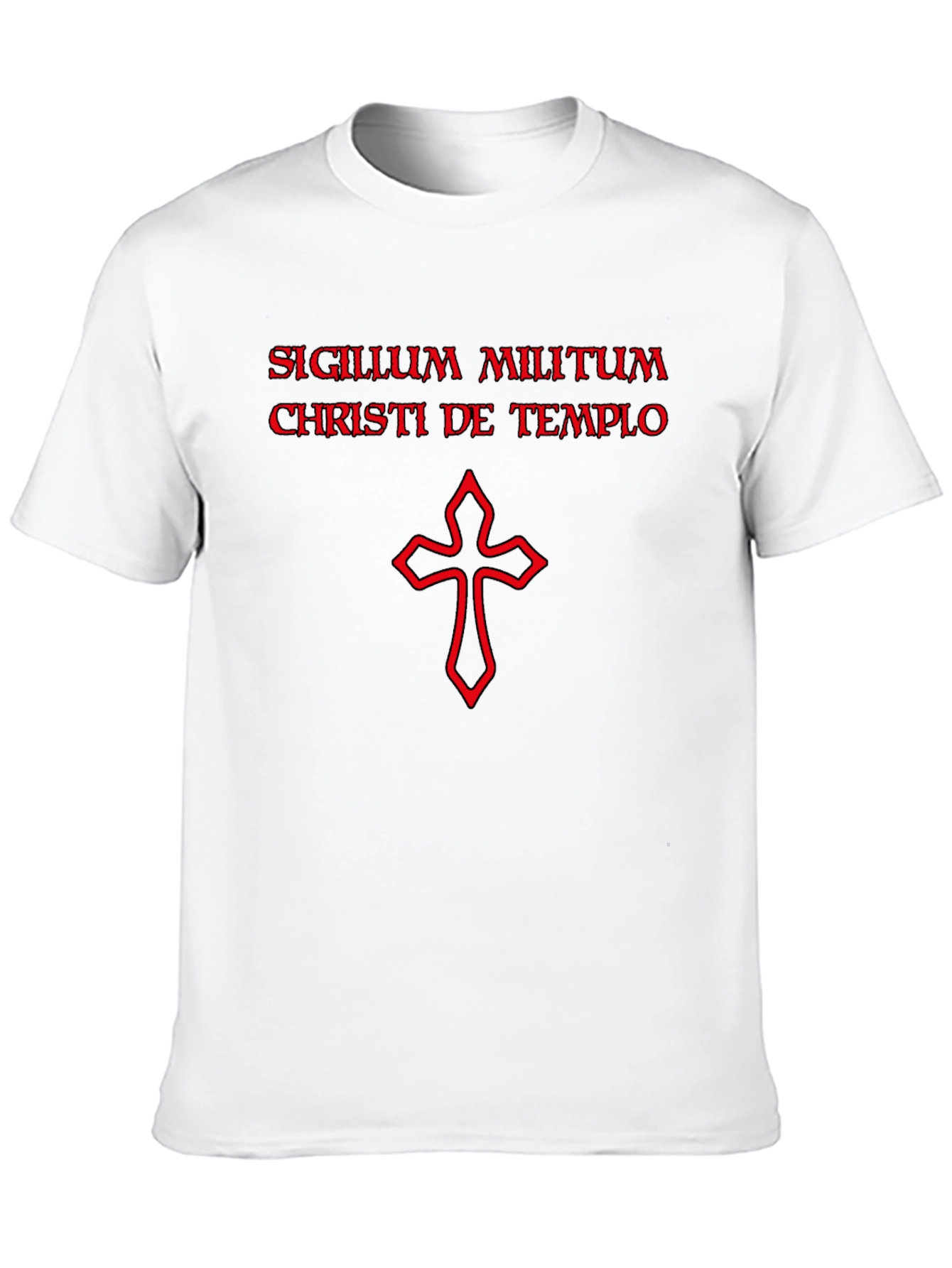 Templar Knight T-Shirt - Red Cross Design