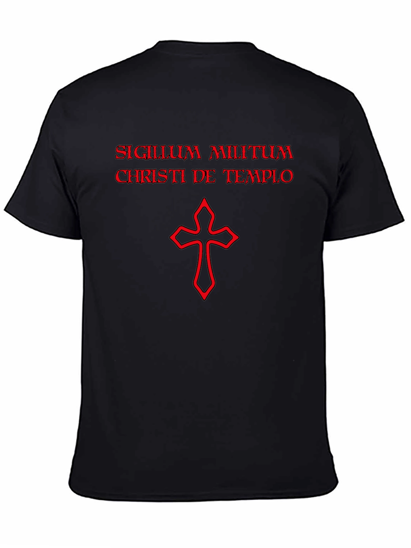 Templar Knight T-Shirt - Red Cross Design