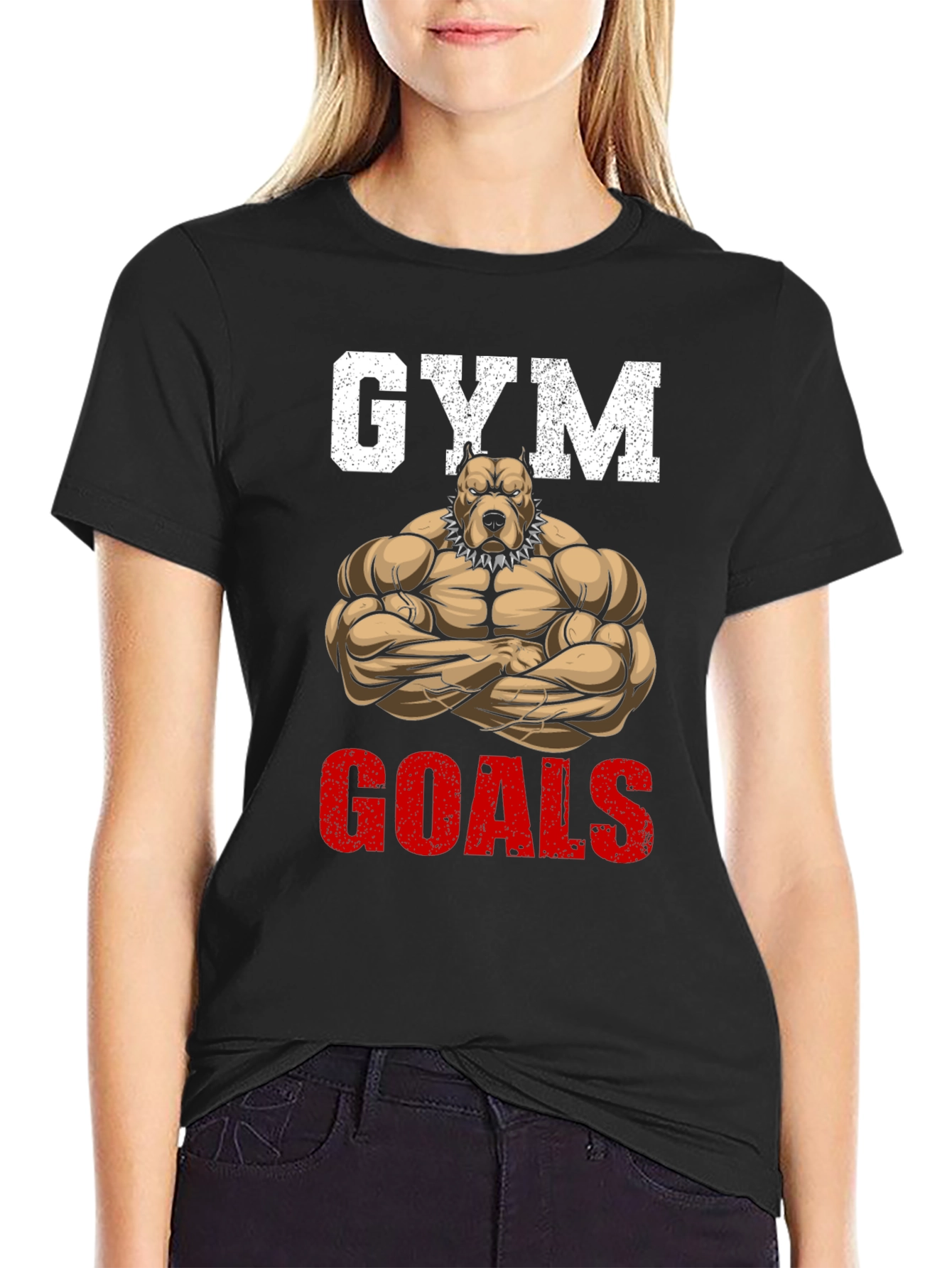 Gym Goals Pitbull T-Shirt