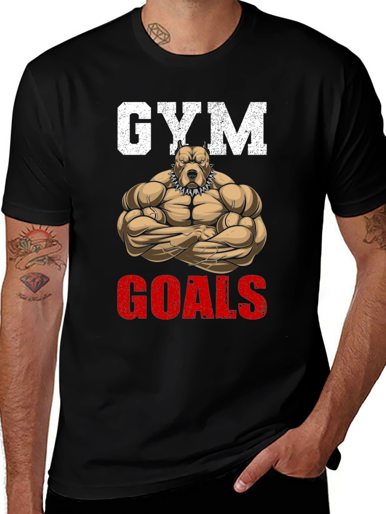 Gym Goals Pitbull T-Shirt