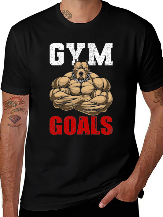 Gym Goals Pitbull T-Shirt