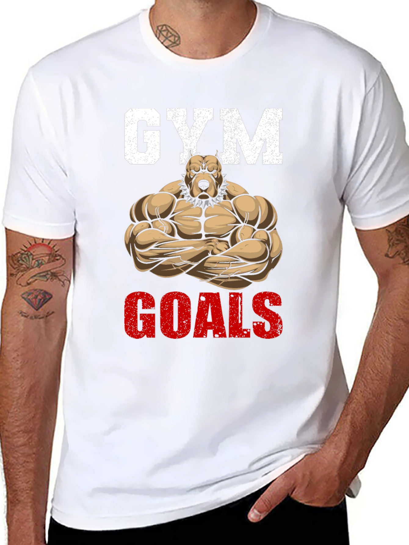 Gym Goals Pitbull T-Shirt