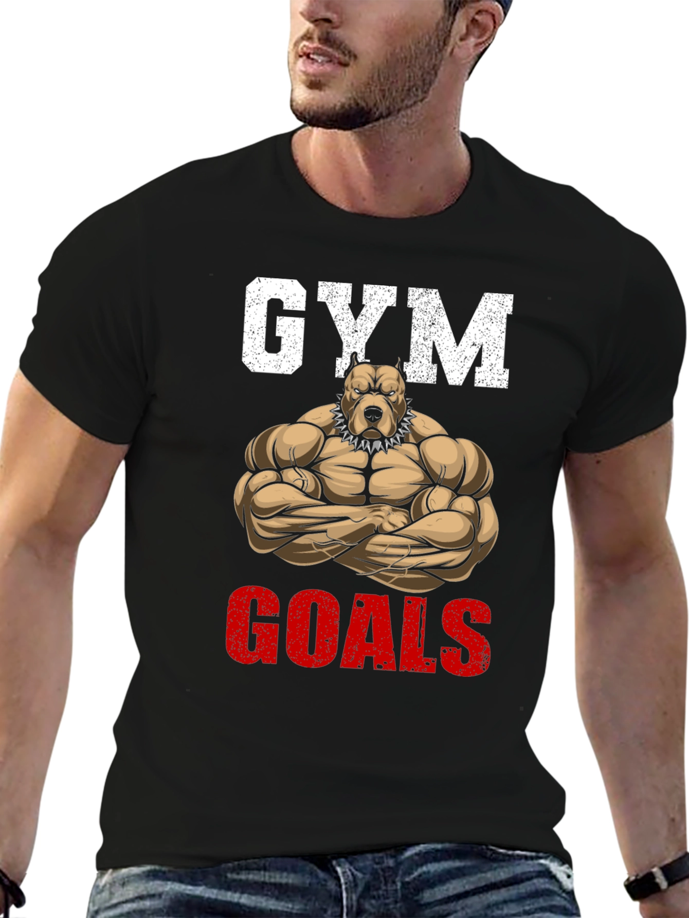Gym Goals Pitbull T-Shirt