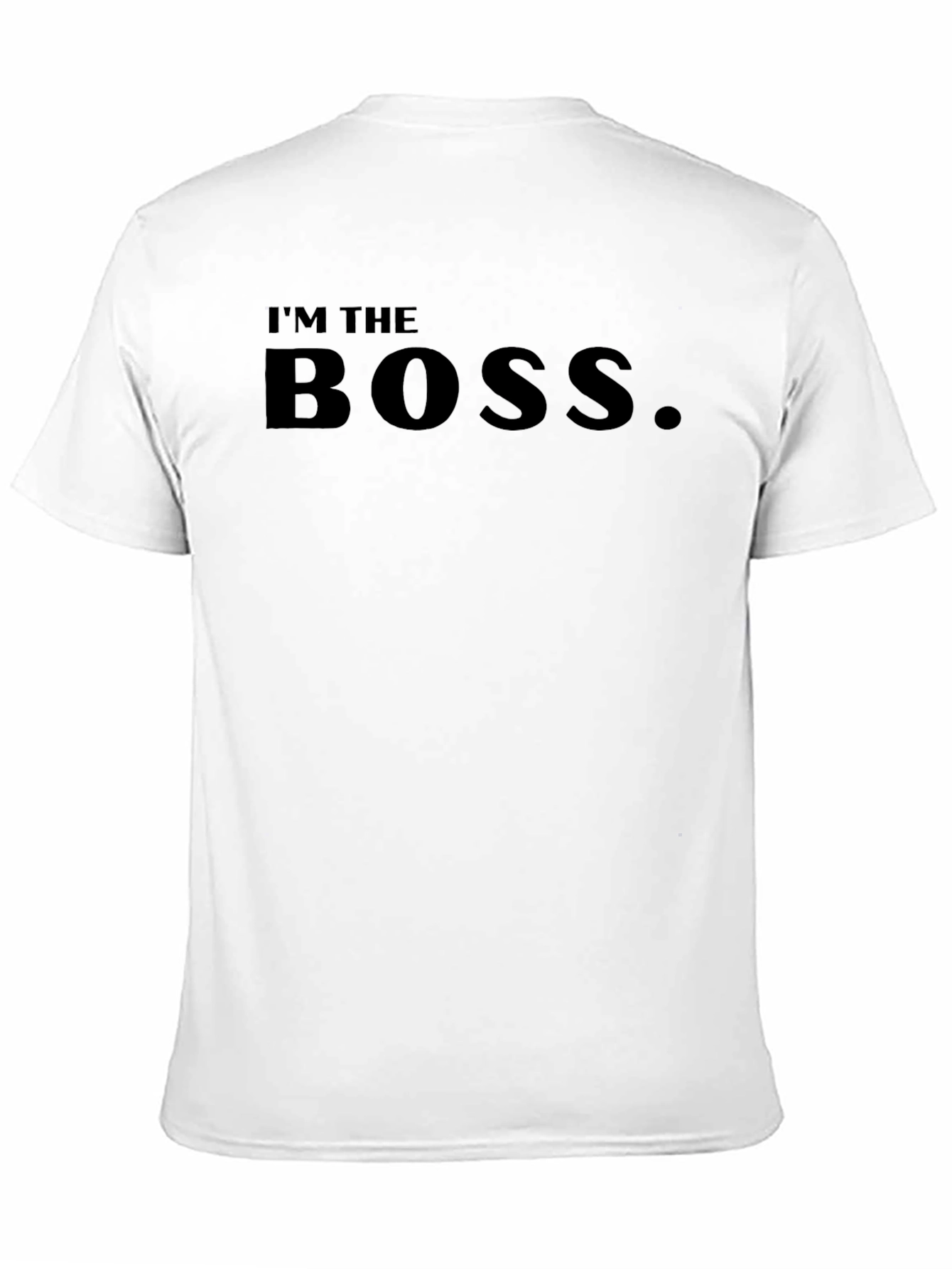 Im The Boss. Black Graphic T-Shirt