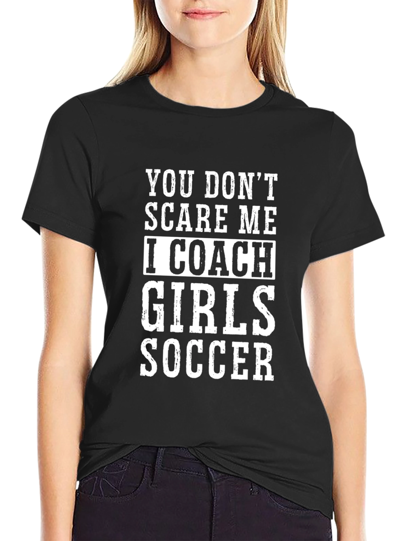 Funny Girls Soccer Coach T-Shirt