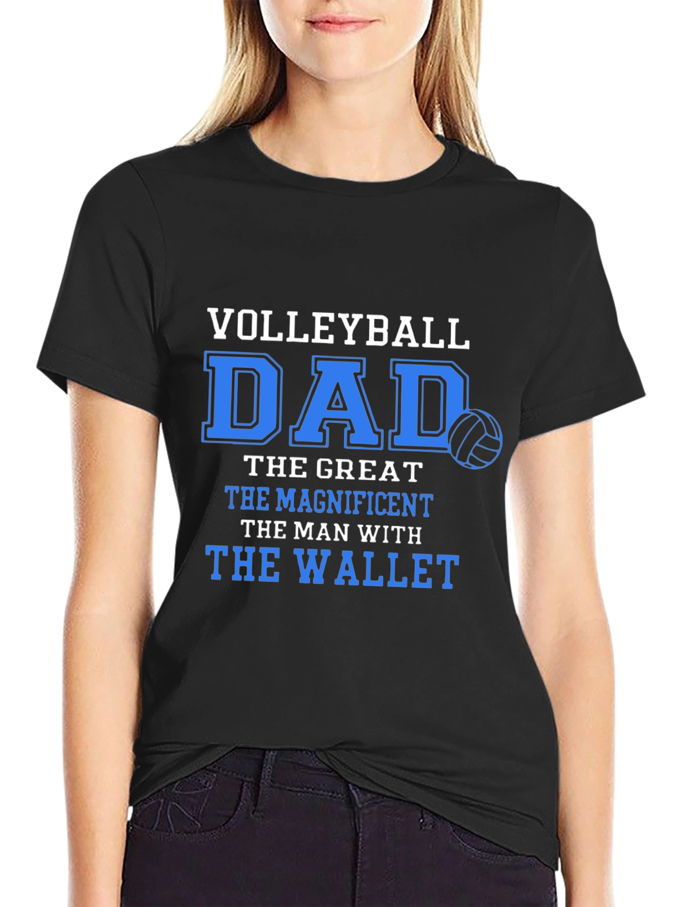 Volleyball Dad Graphic T-Shirt