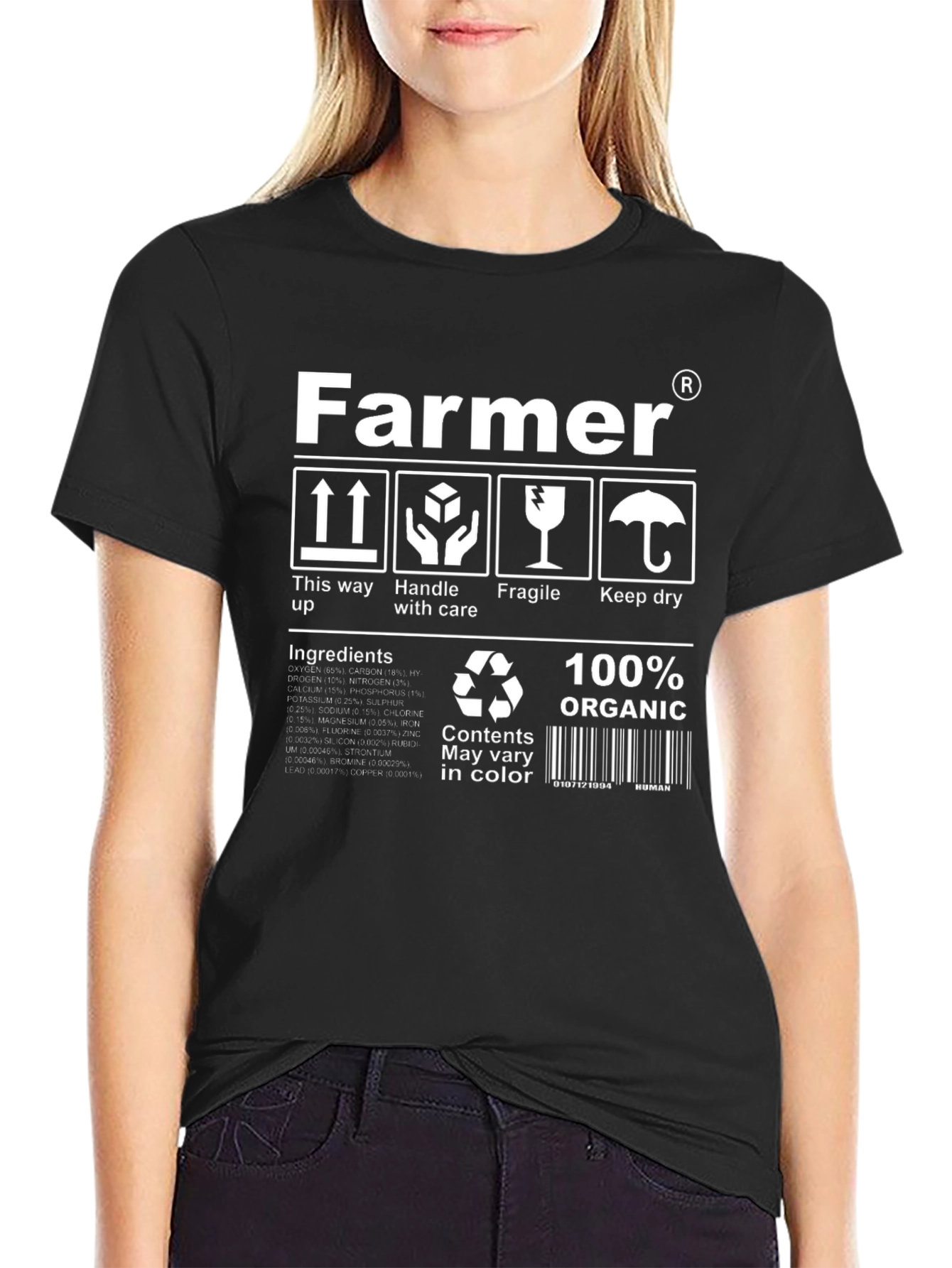 Farmer Organic T-Shirt | Novelty Farming Tee