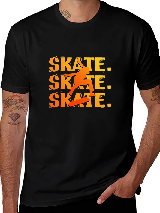 Skate Graphic Black T-Shirt
