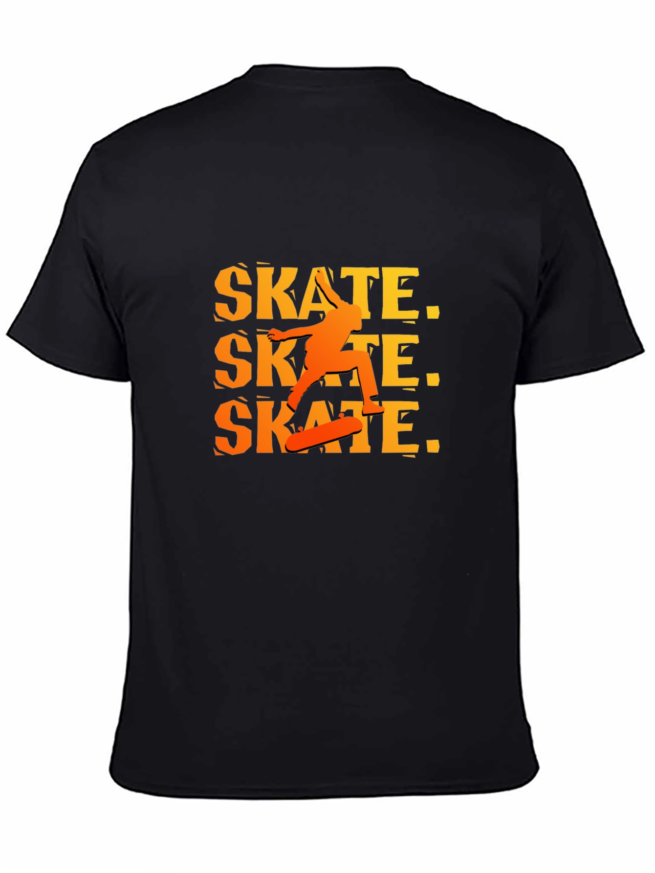 Skate Graphic Black T-Shirt