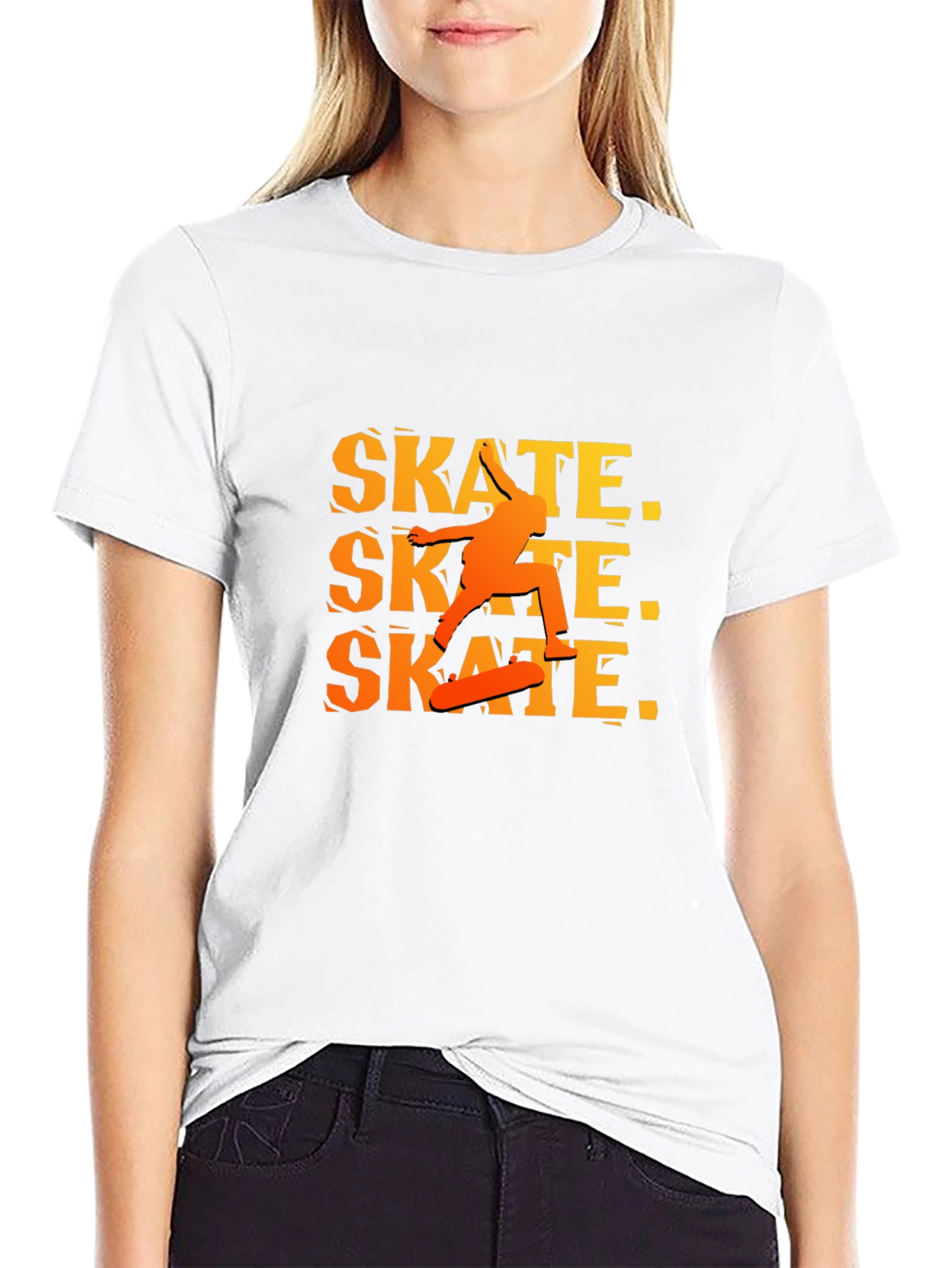 Skate Graphic Black T-Shirt