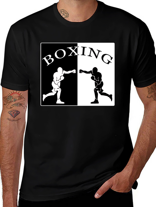 Boxing Graphic Tee - Black