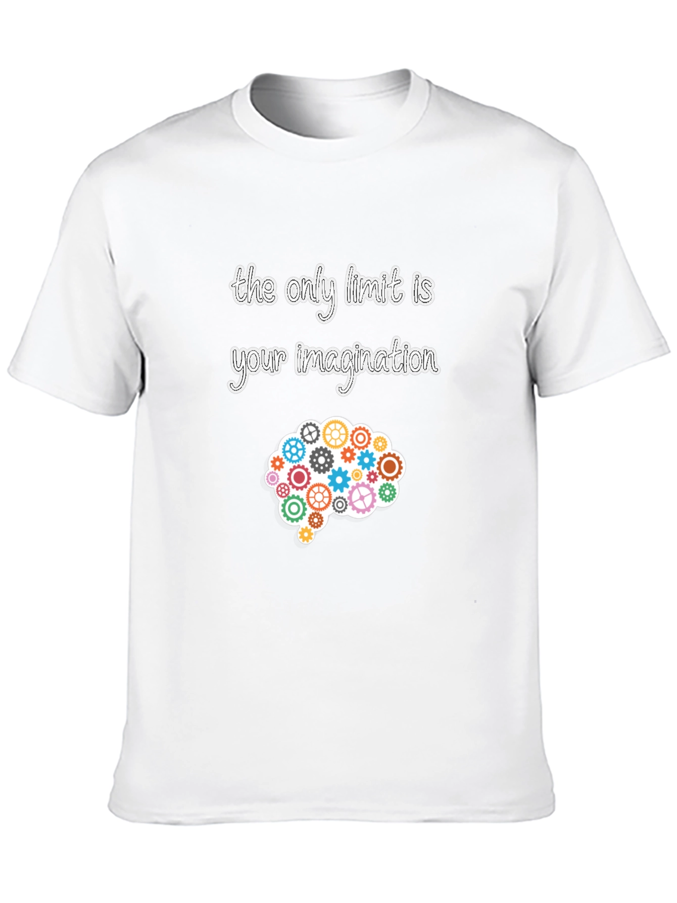 Inspire Imagination T-Shirt - Gear Brain Design