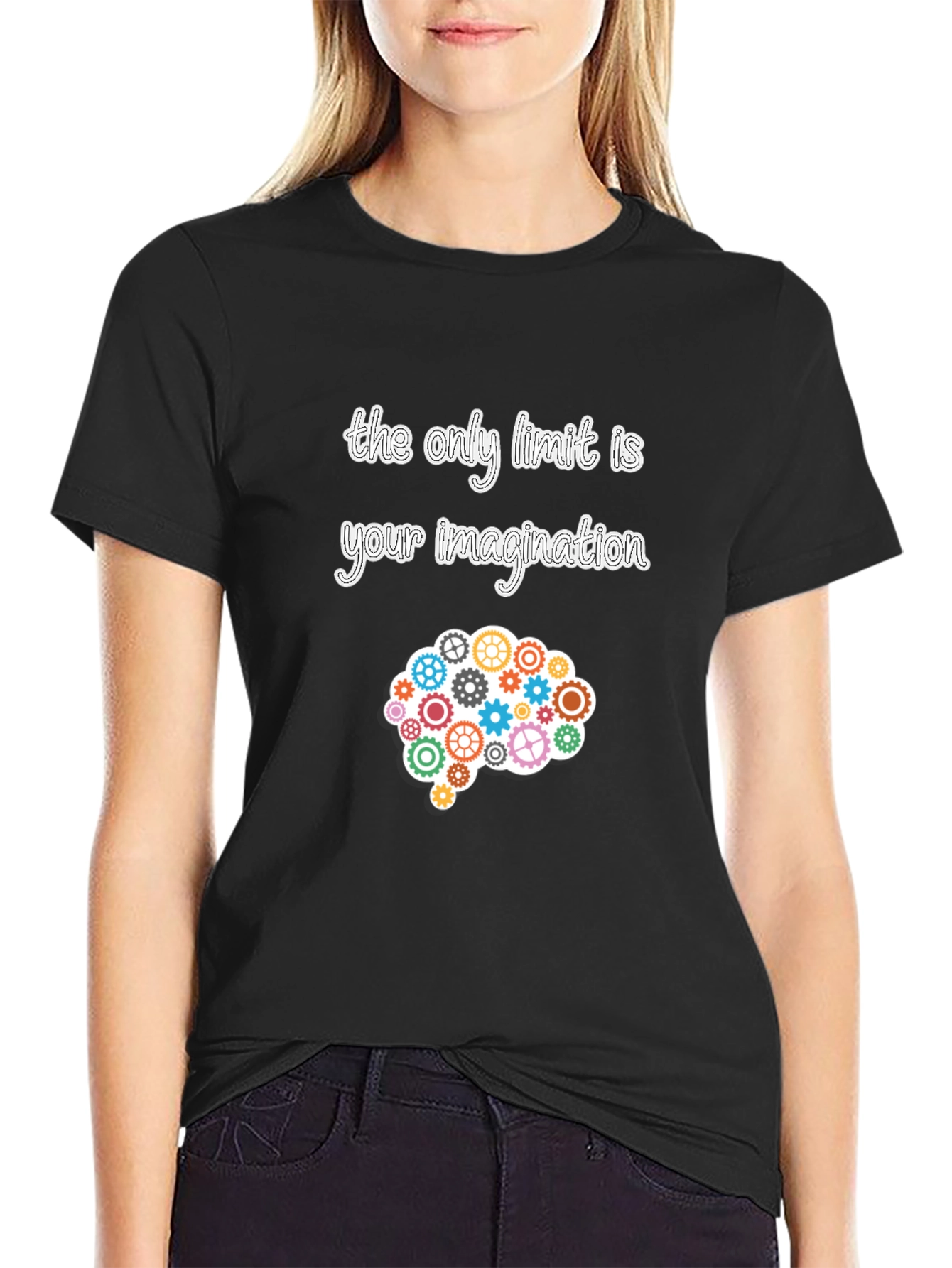 Inspire Imagination T-Shirt - Gear Brain Design