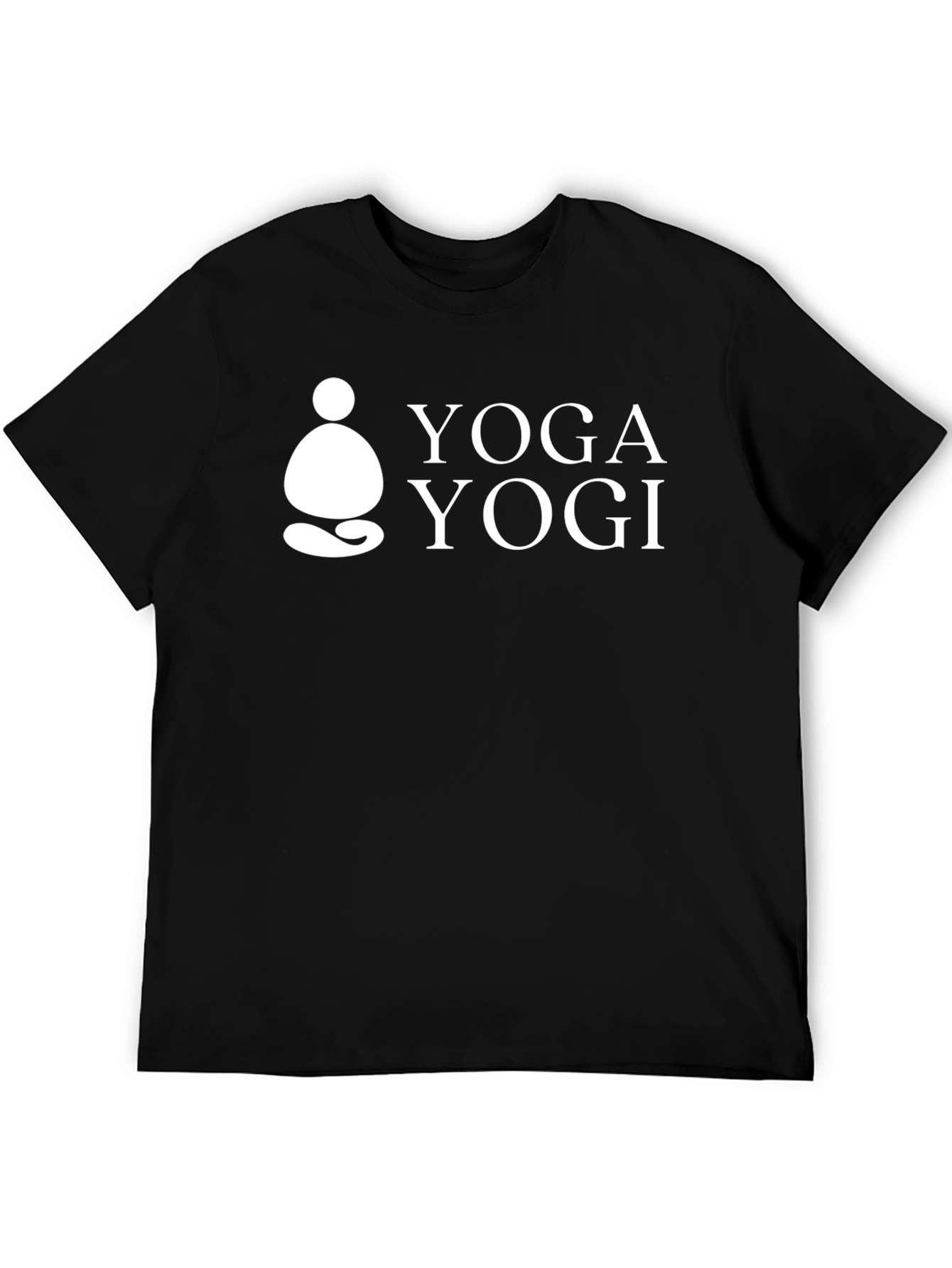 Yoga Yogi Black Graphic T-Shirt