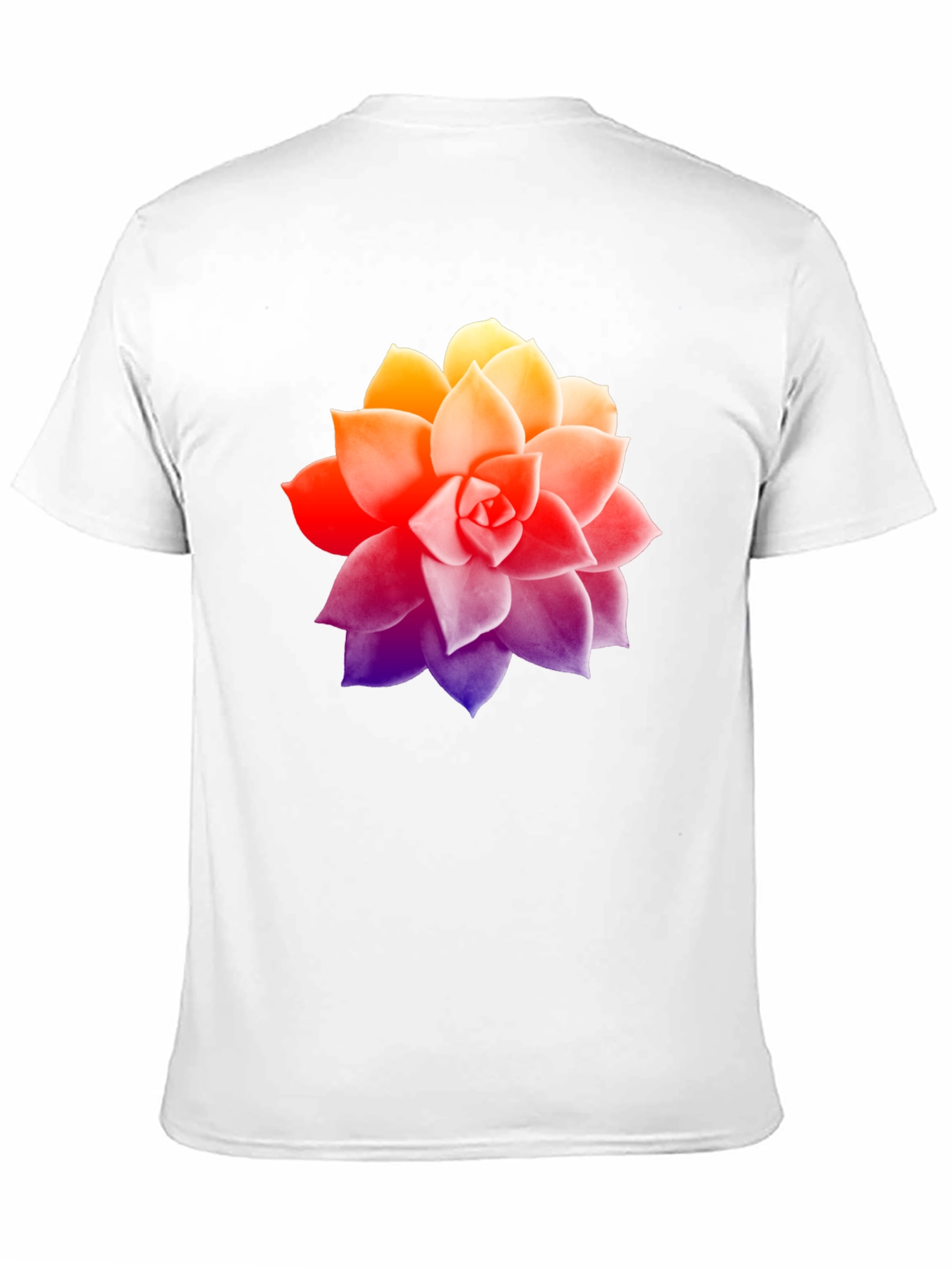 Succulent Graphic Tee - Stylish Mens Black T-Shirt