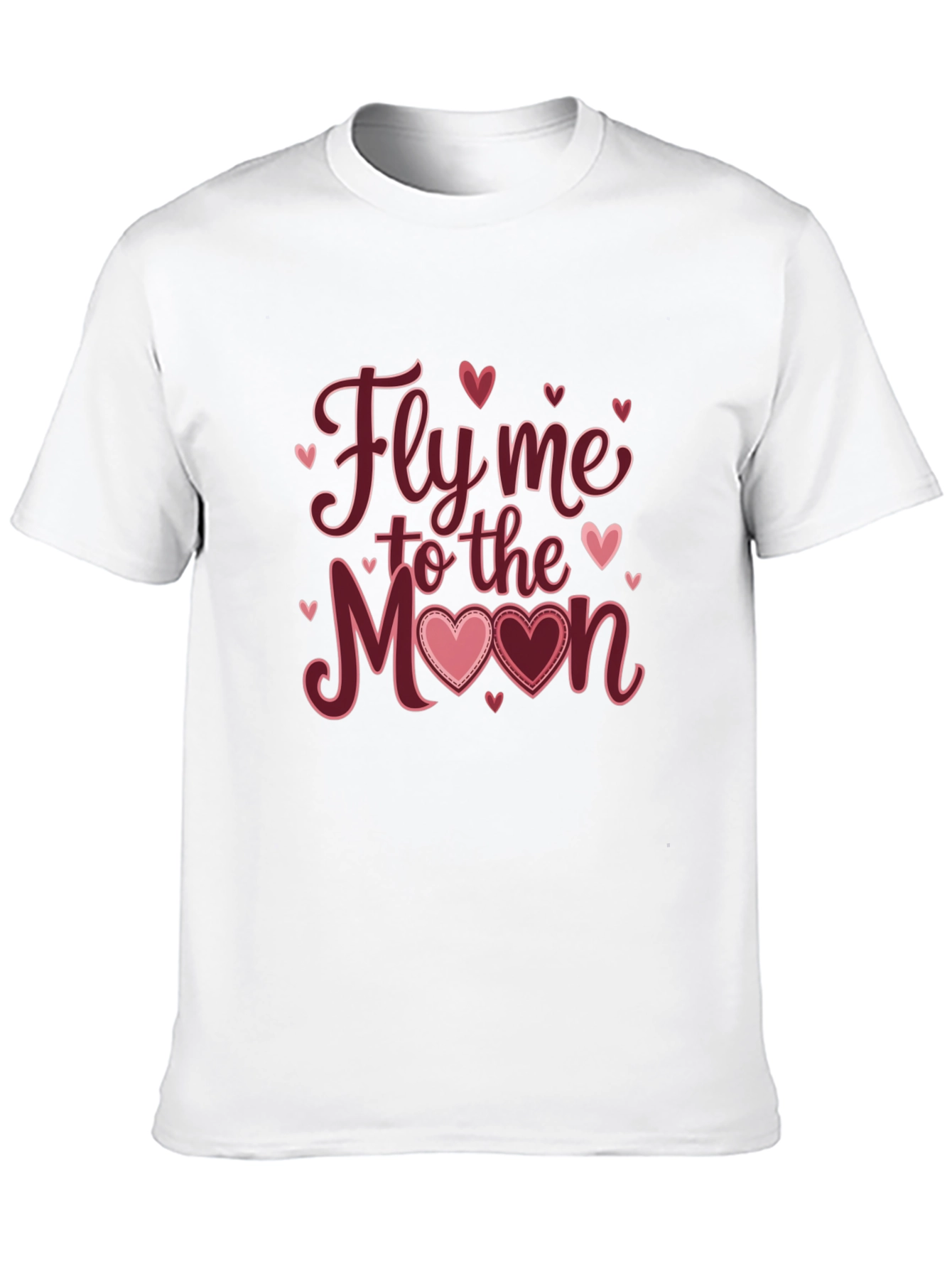 Fly Me to the Moon Valentines Graphic Tee