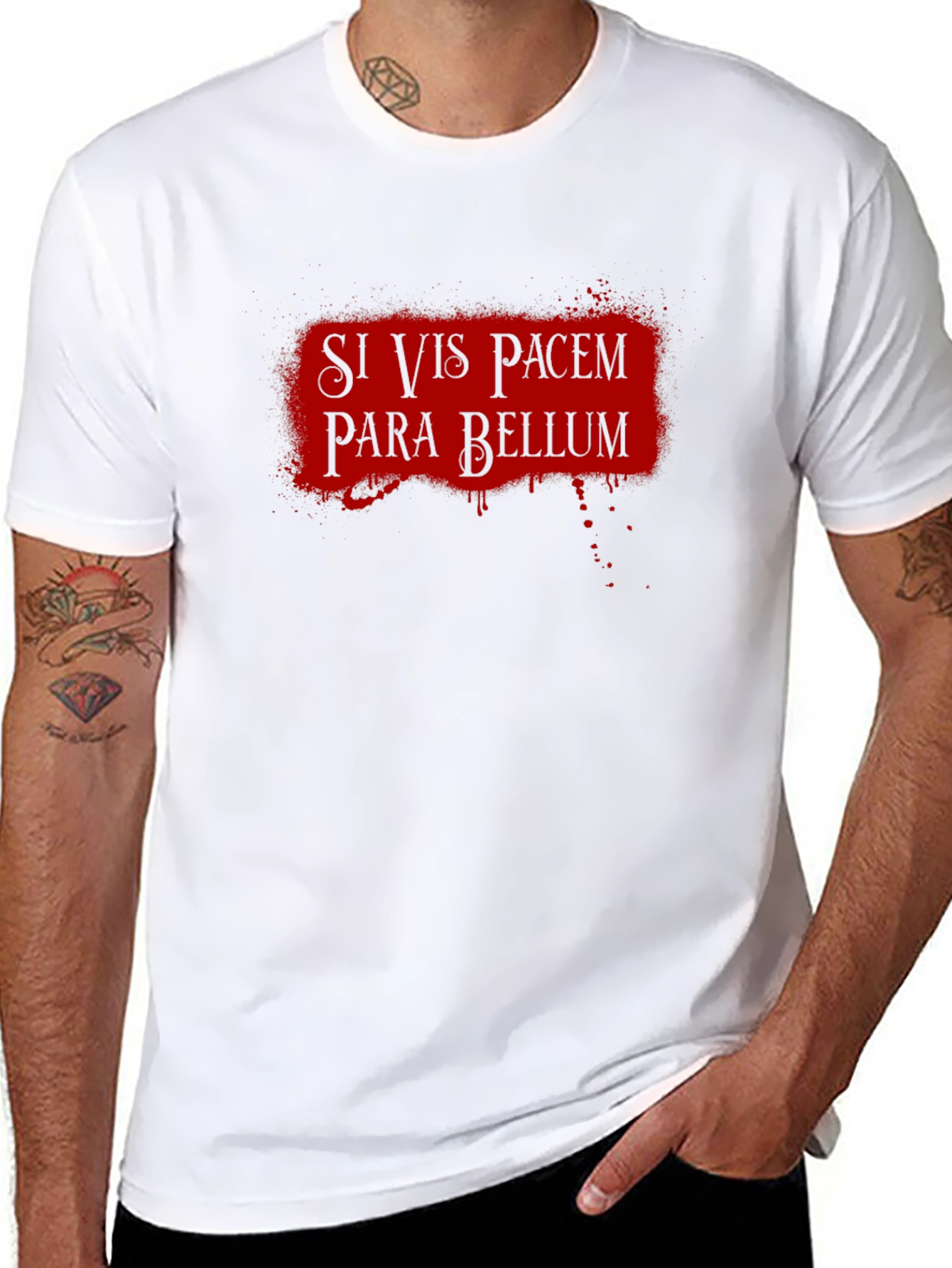 Si Vis Pacem Para Bellum T-Shirt - Latin Phrase