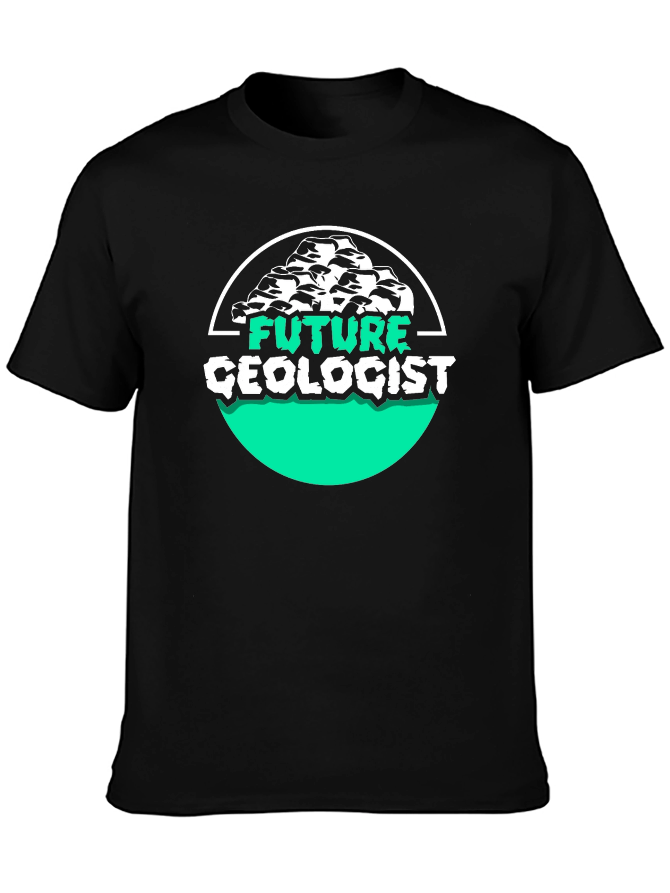 Future Geologist Graphic T-Shirt - Black