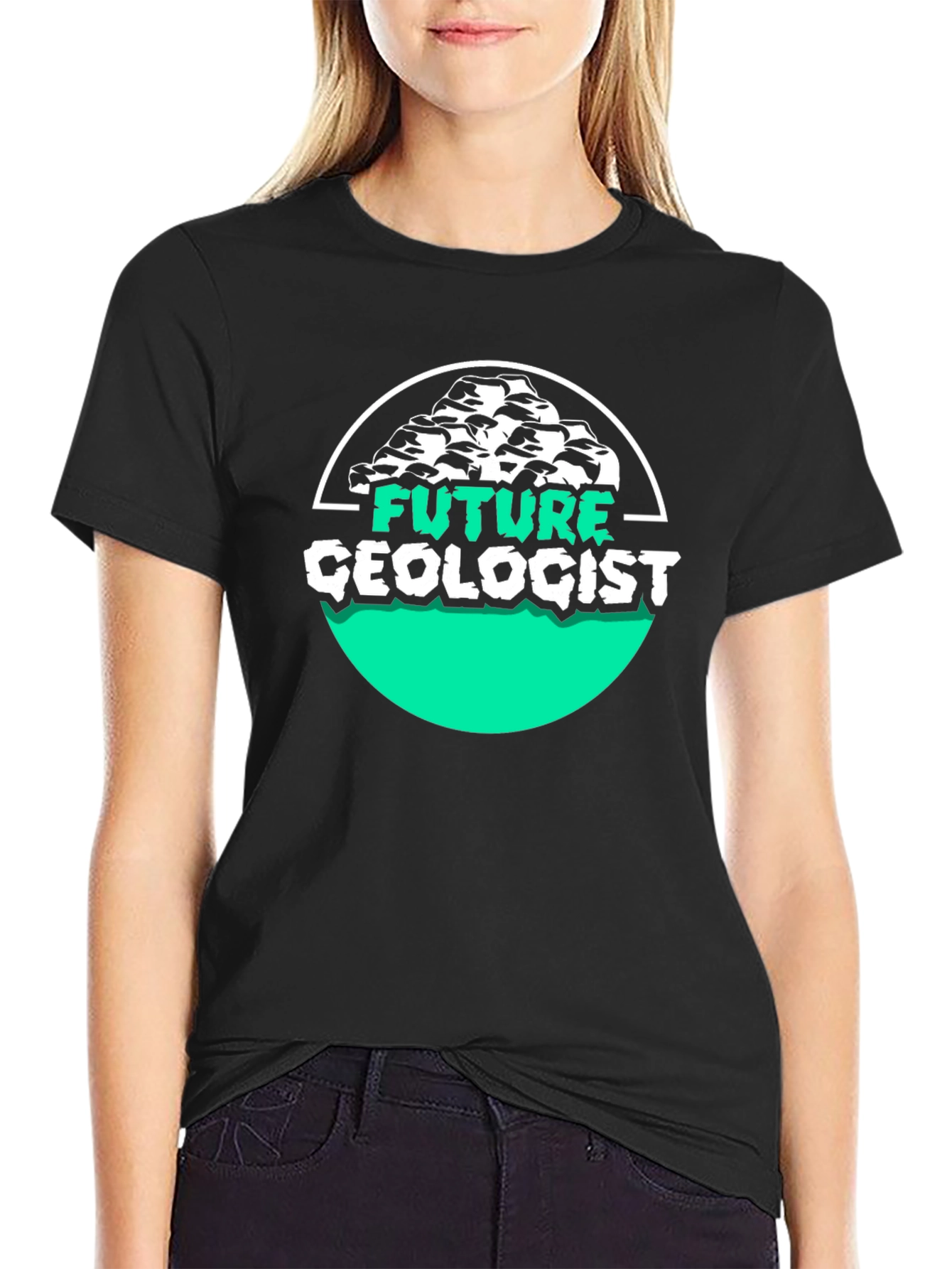 Future Geologist Graphic T-Shirt - Black