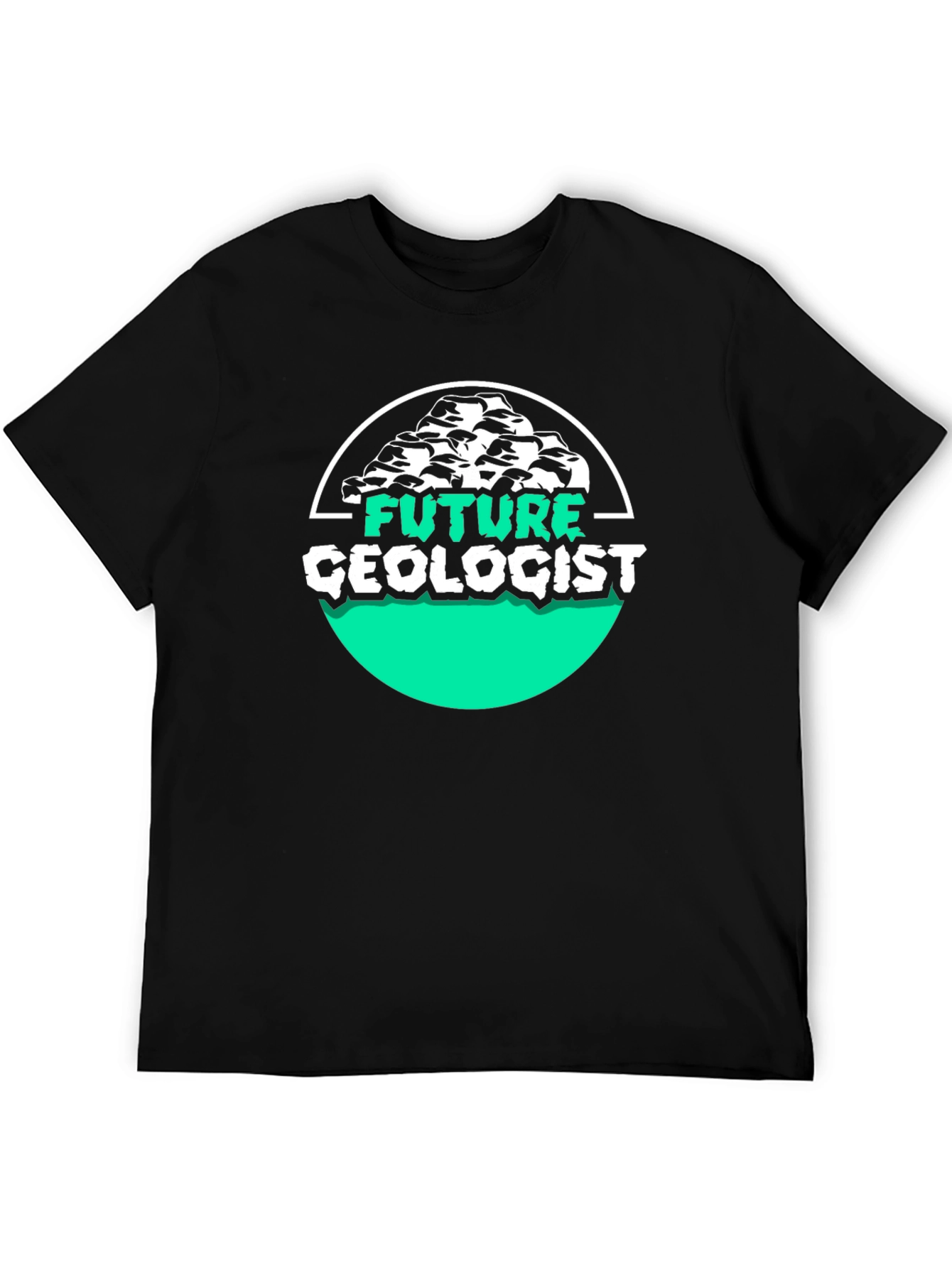 Future Geologist Graphic T-Shirt - Black