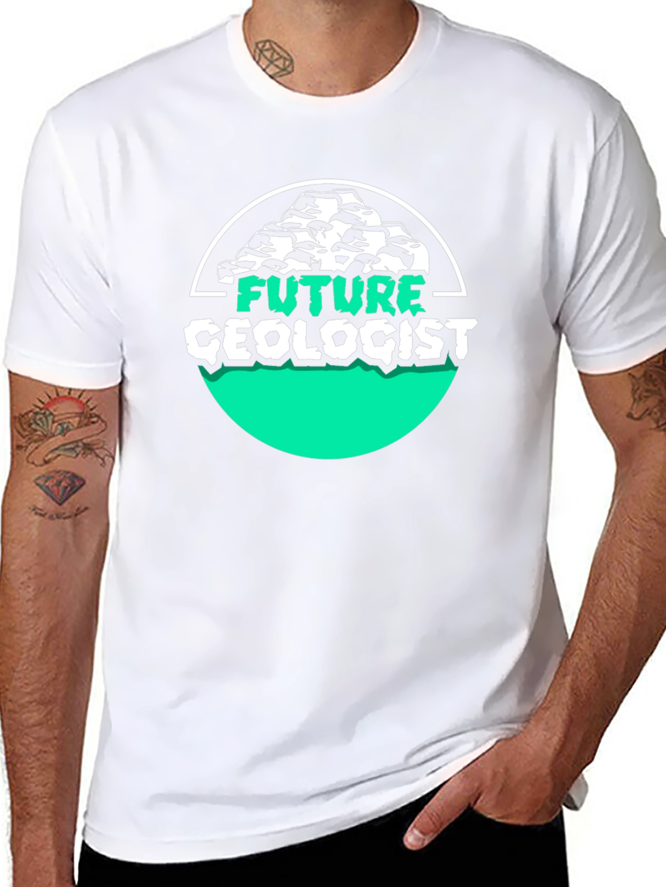 Future Geologist Graphic T-Shirt - Black