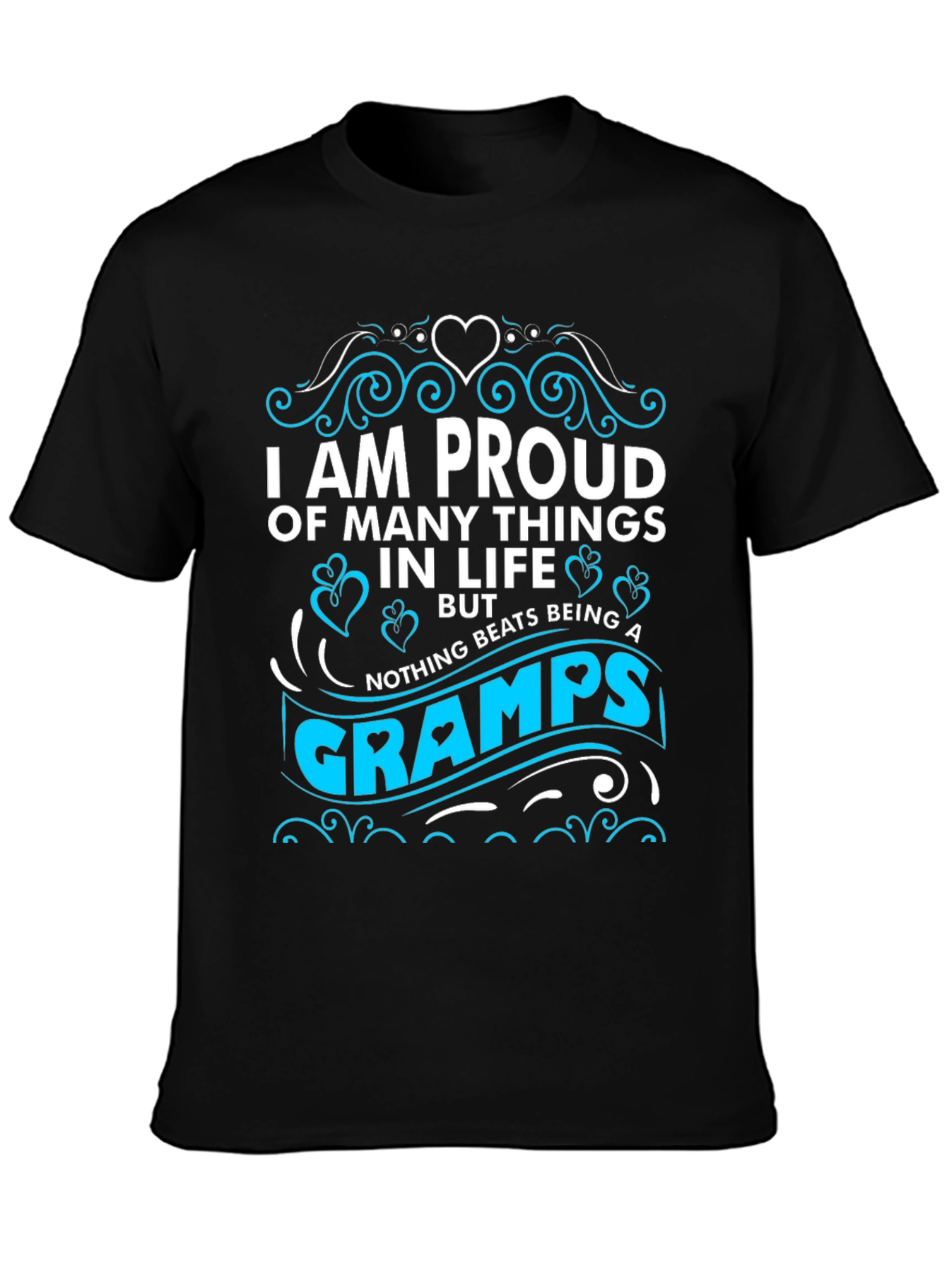 Proud Gramps T-Shirt - Stylish Grandfather Apparel