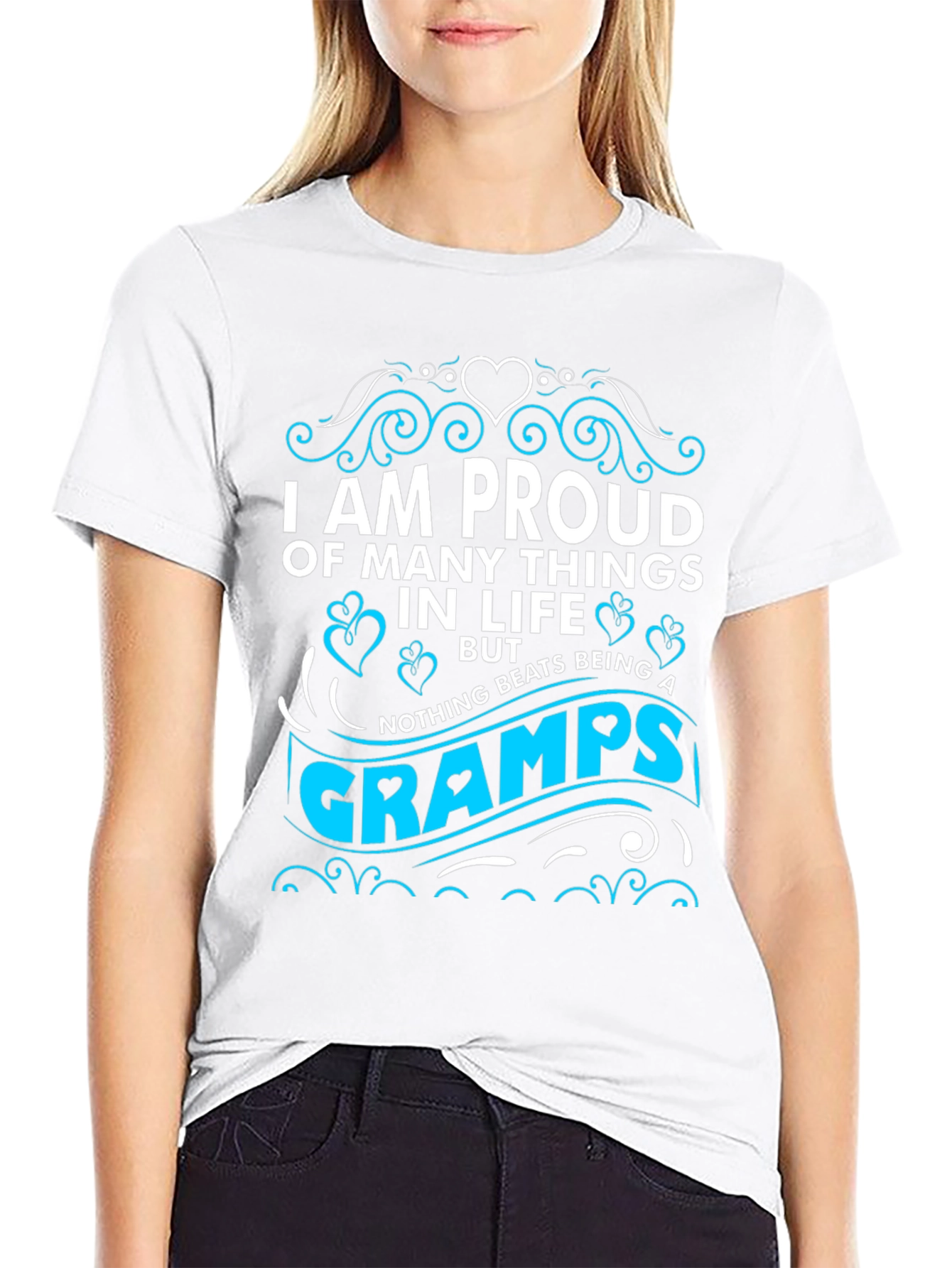 Proud Gramps T-Shirt - Stylish Grandfather Apparel